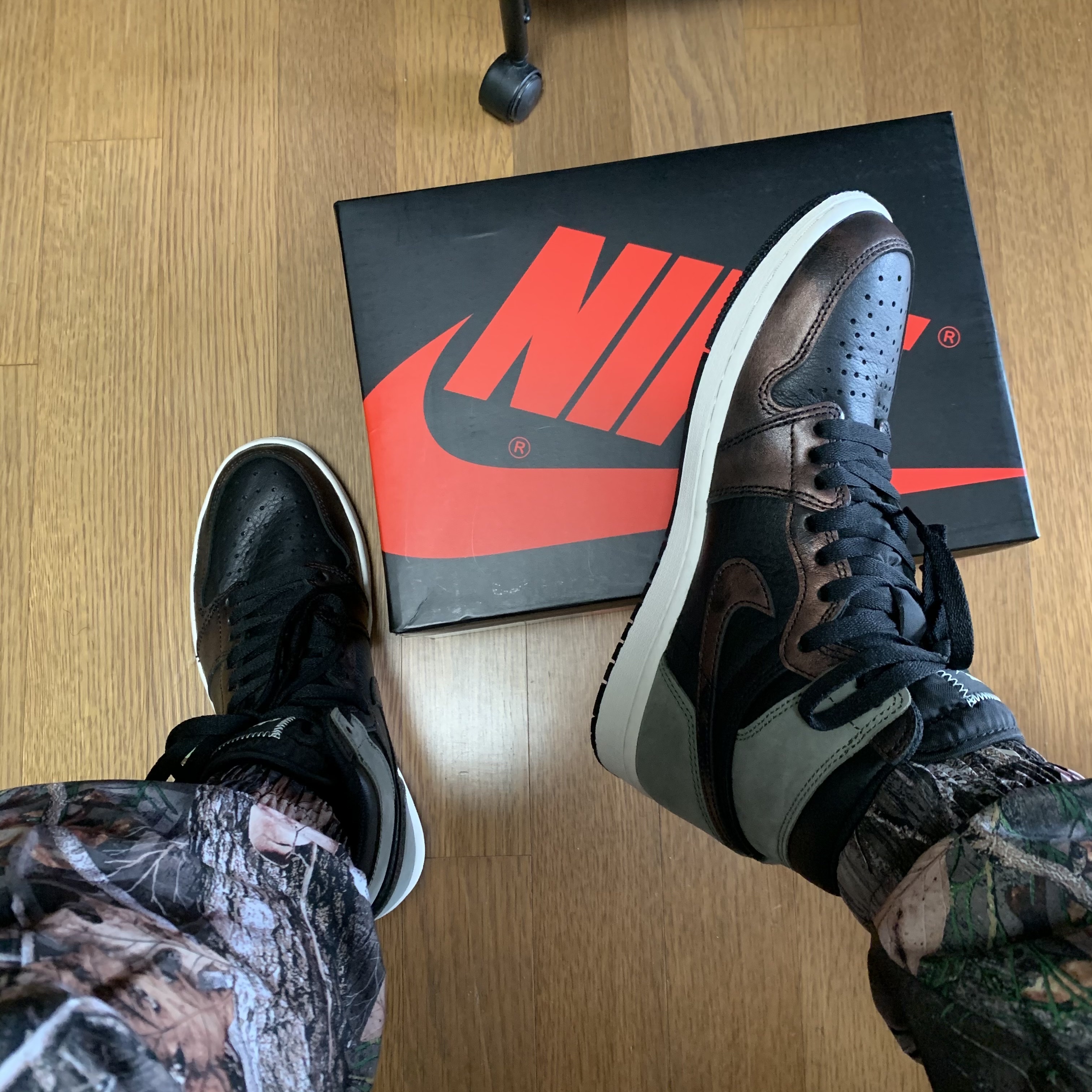 Jordan 1 Retro High OG Rust Shadow 착용 스타일 - 2
