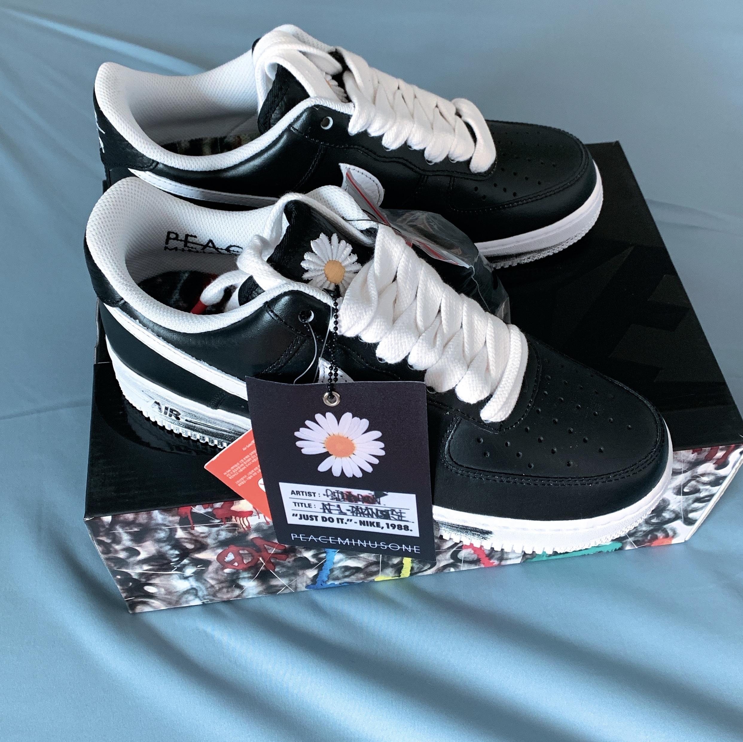 Nike x Peaceminusone Air Force 1 Low Para-Noise 착용 스타일