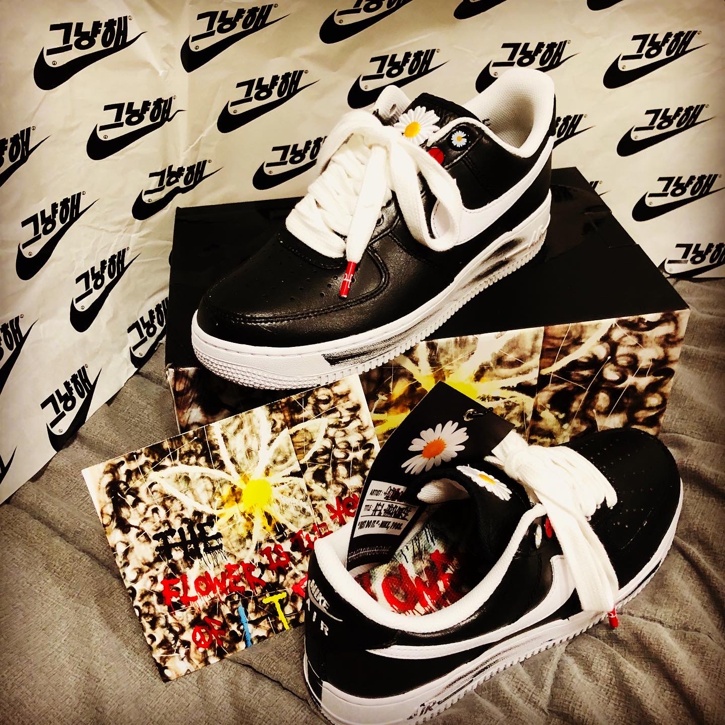 Nike x Peaceminusone Air Force 1 Low Para-Noise 착용 스타일 - 2