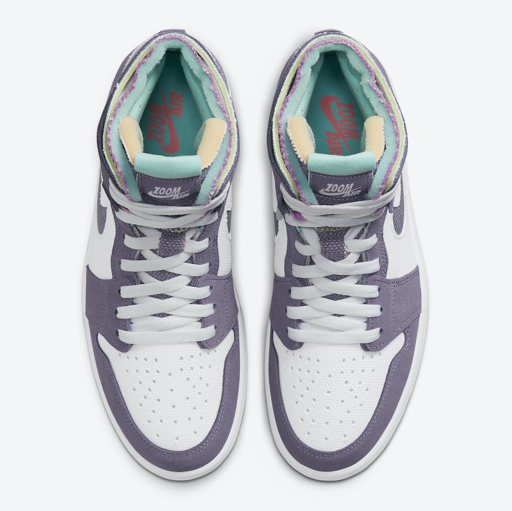 Jordan 1 Zoom Air CMFT Tropical Twist, Jordan 1 Zoom Air CMFT Stadium Green 착용 스타일 - 5