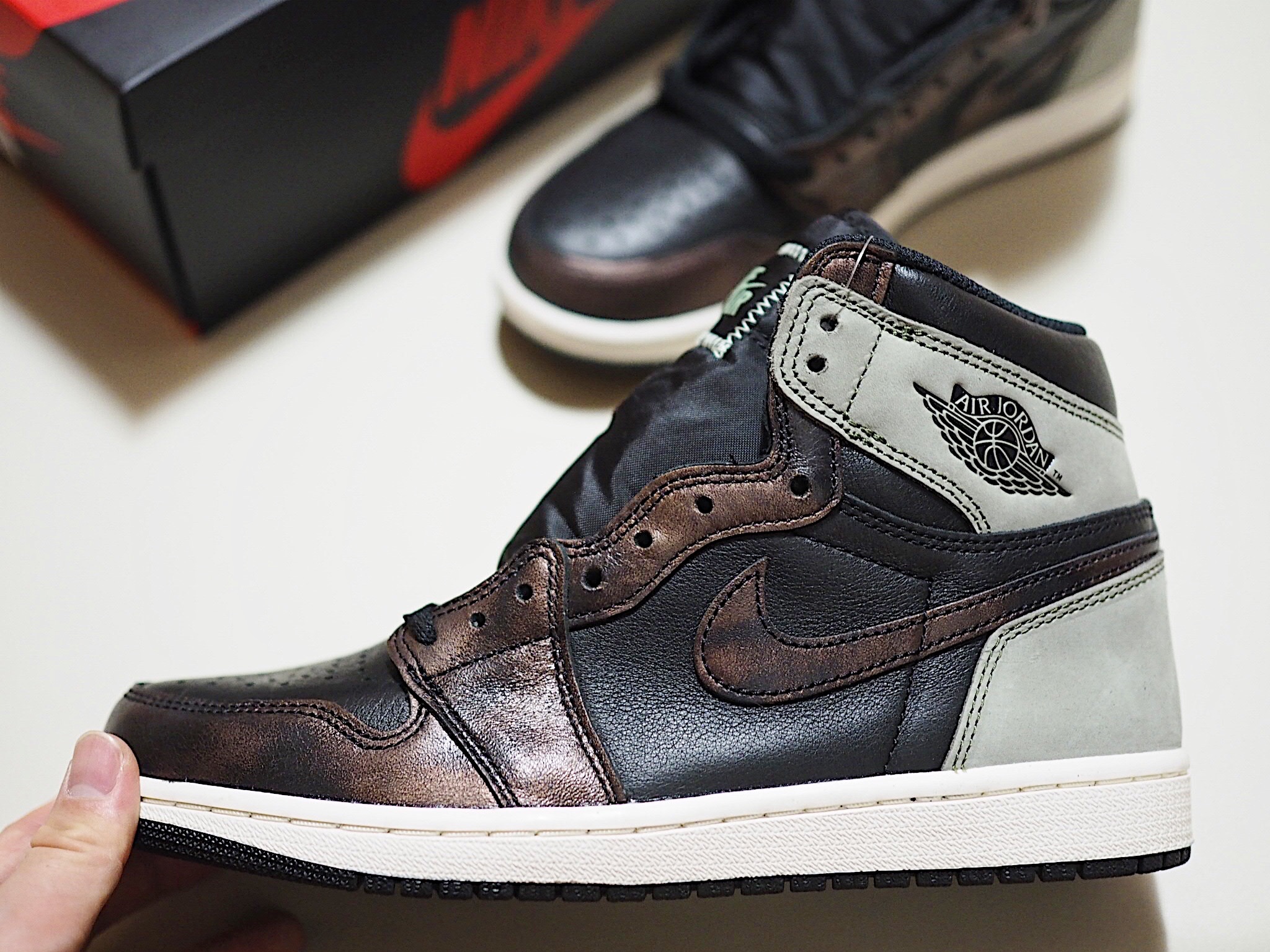 Jordan 1 Retro High OG Rust Shadow 착용 스타일 - 3