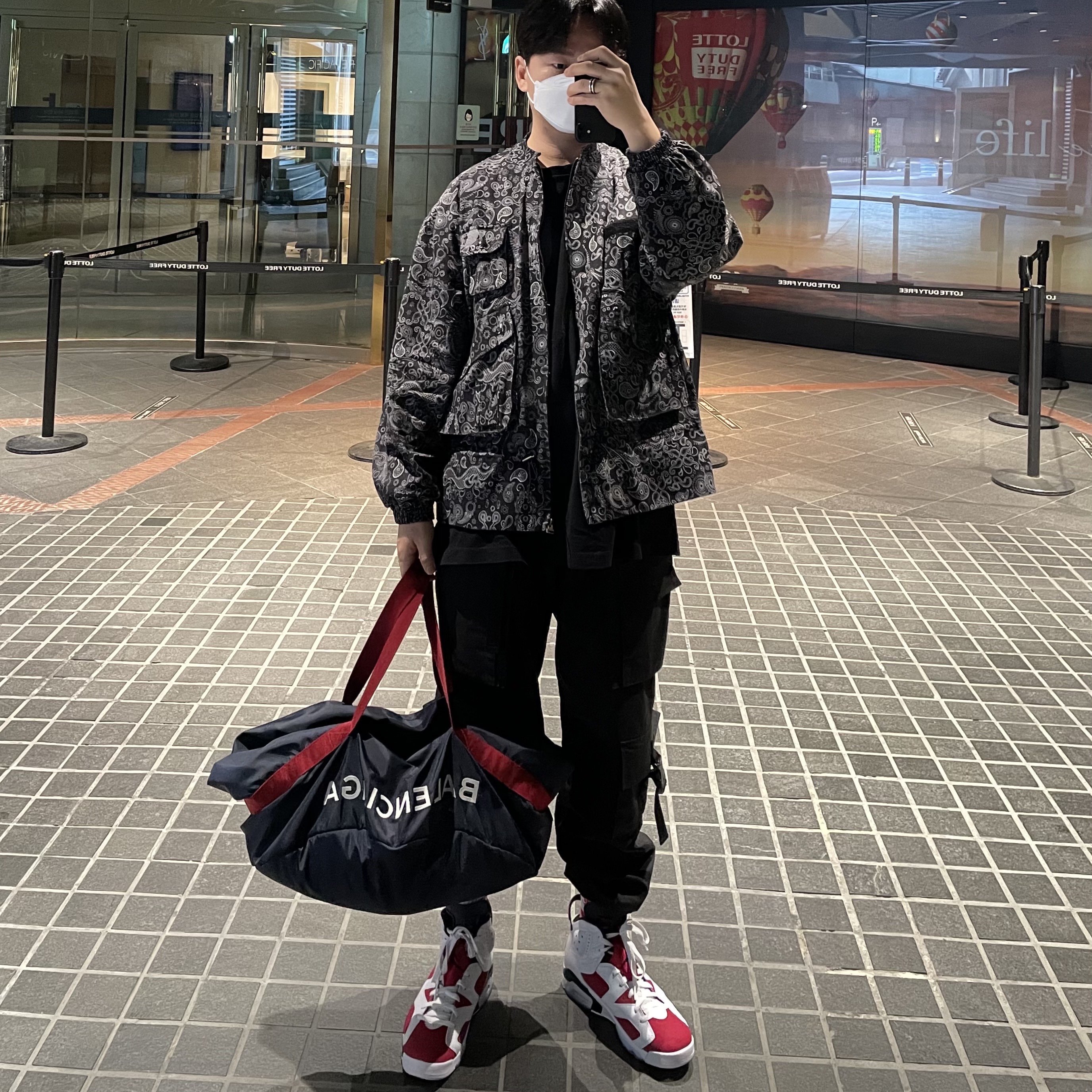 Jordan 6 Retro Carmine 2021 착용 스타일