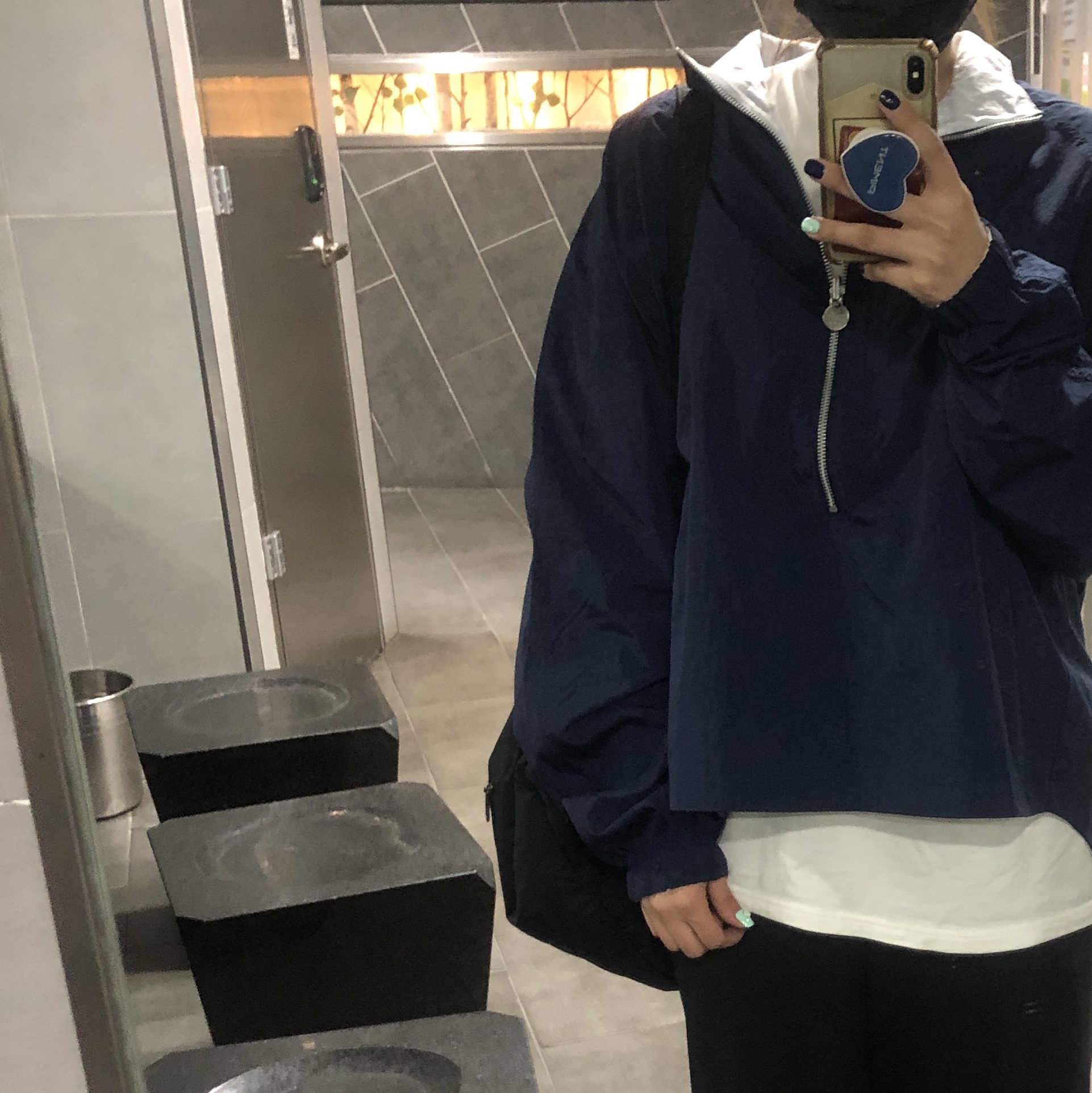 Nike x Kim Jones Reversible Wind Breaker Navy - Asia 착용 스타일