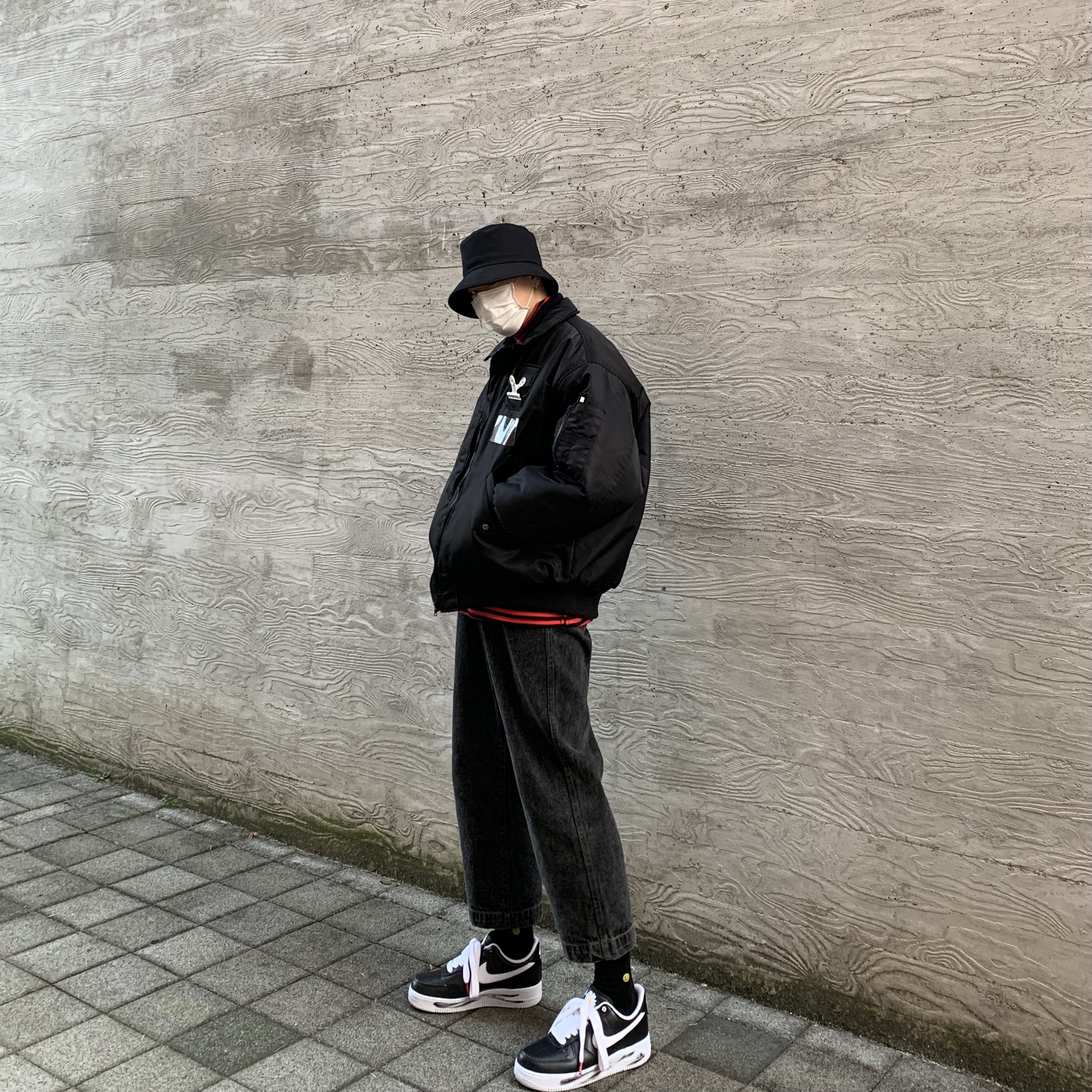 Nike x Peaceminusone Air Force 1 Low Para-Noise 착용 스타일 - 1
