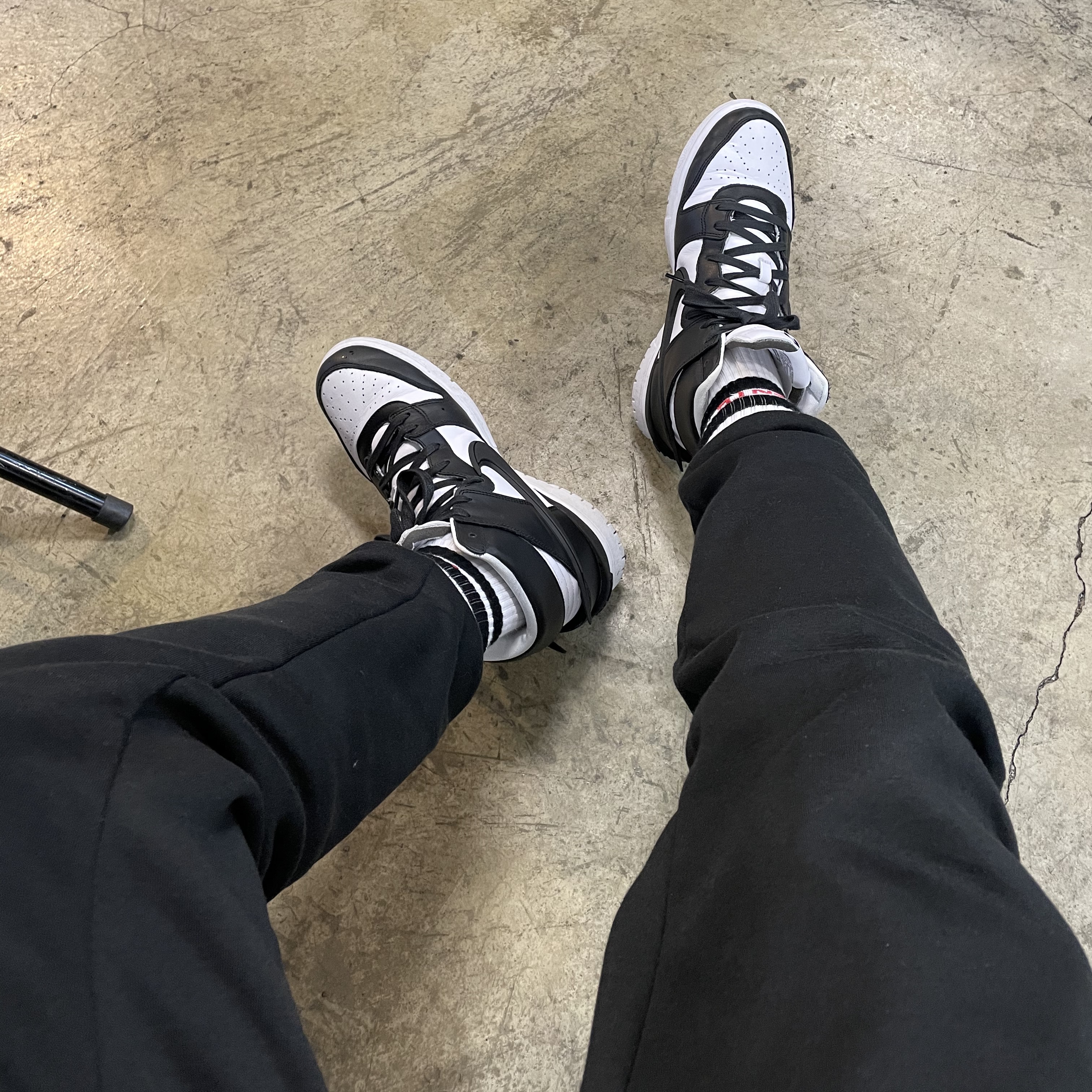 Nike x Ambush Dunk High Black 착용 스타일