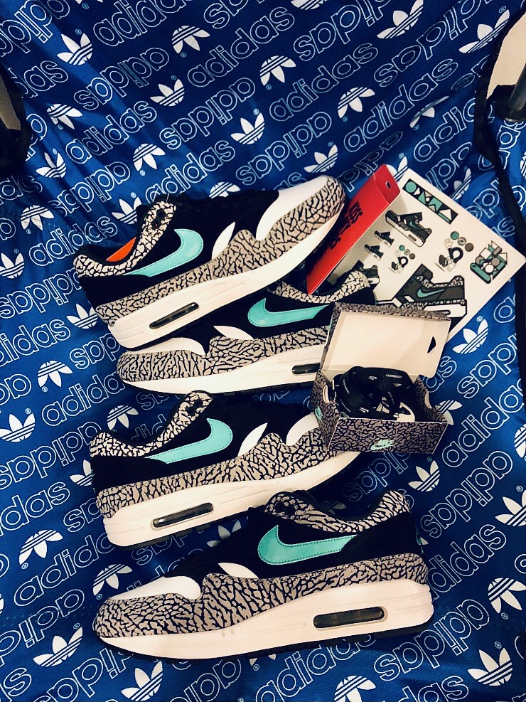 NIke x Atmos Air Max 1 Elephant 2017, Nike Air Max 1 Master 착용 스타일 - 1