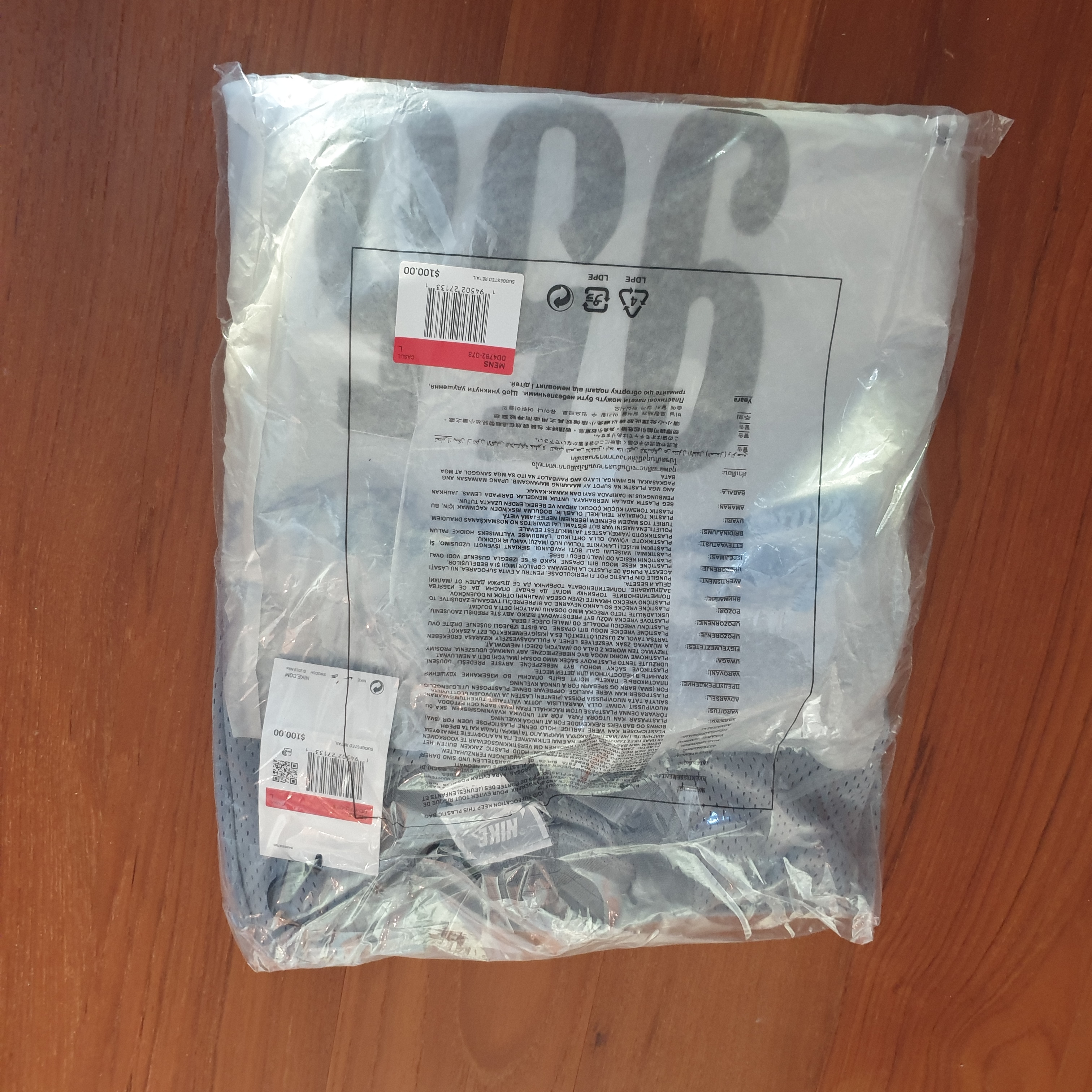 Nike x Cactus Plant Flea Market L/S Jersey Grey - US/EU 착용 스타일 - 3