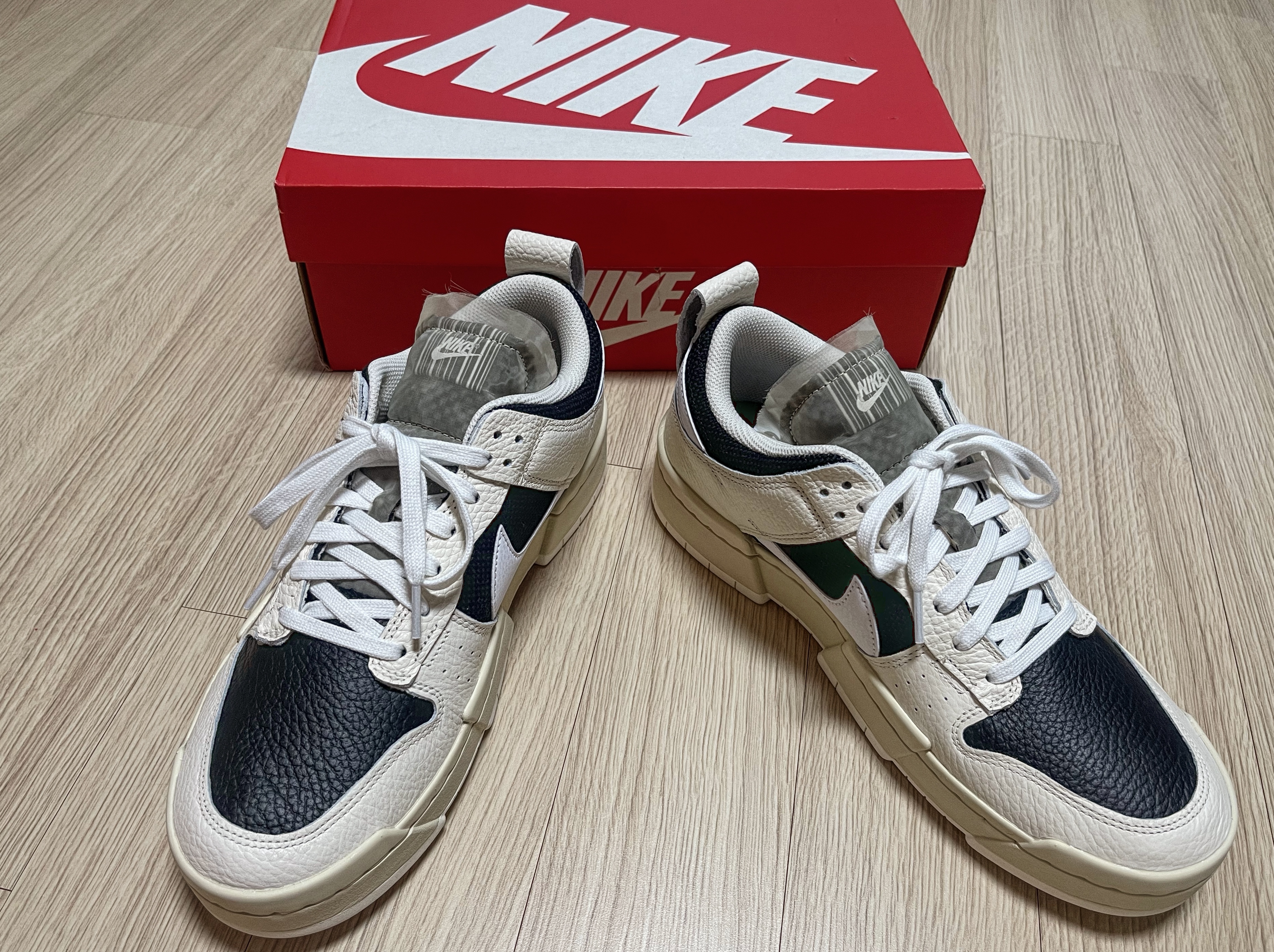 (W) Nike Dunk Low Disrupt Pale Ivory 착용 스타일 - 1