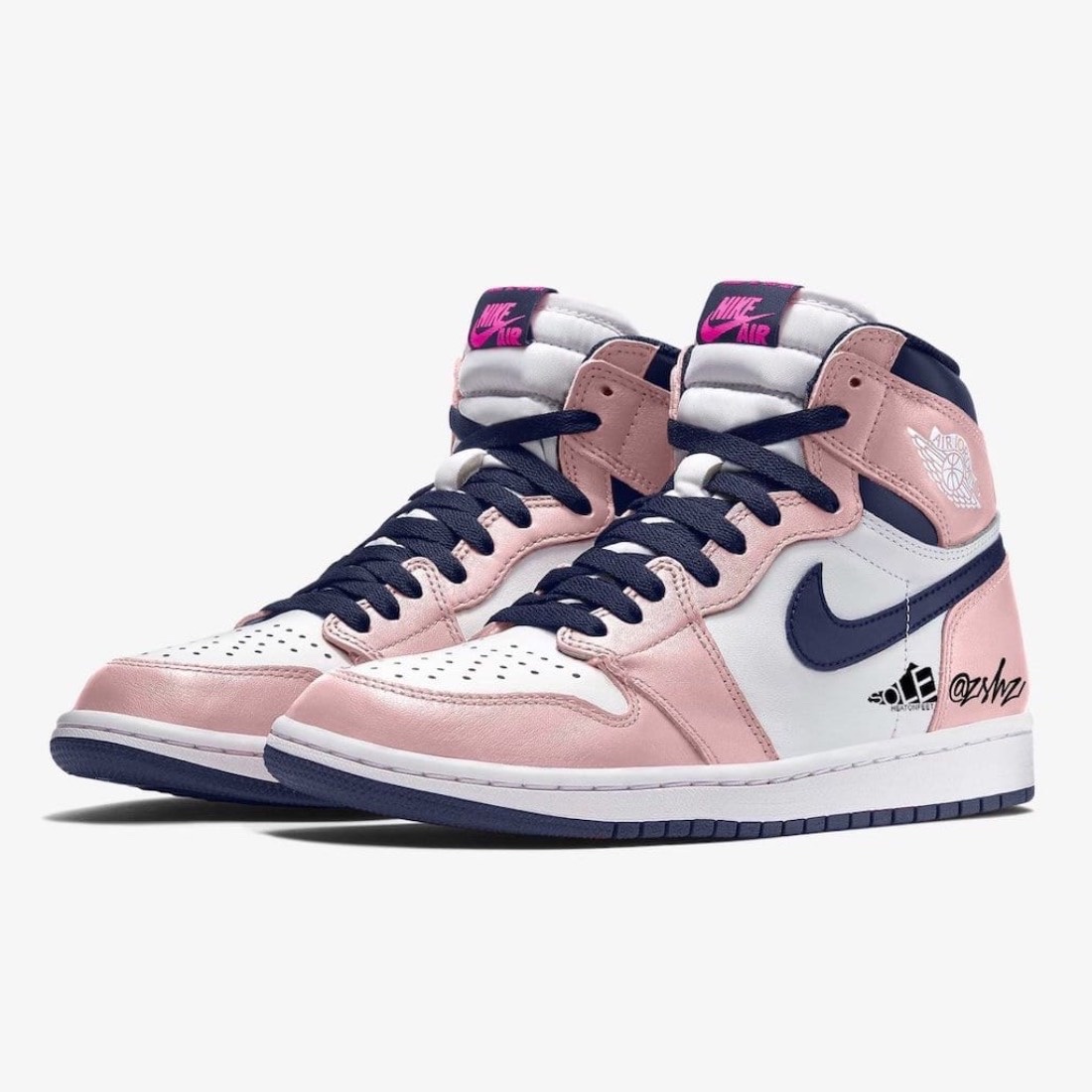 (W) Jordan 1 Zoom Air CMFT Rust, (W) Jordan 1 Retro High OG Lucky Green 착용 스타일 - 2