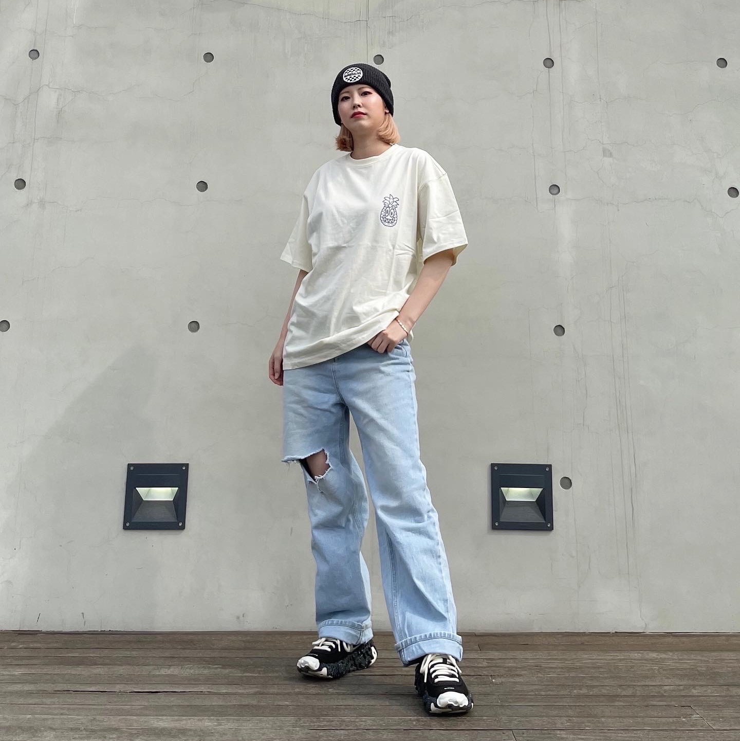 Nike x Undercover Overbreak SP Black 착용 스타일 - 2