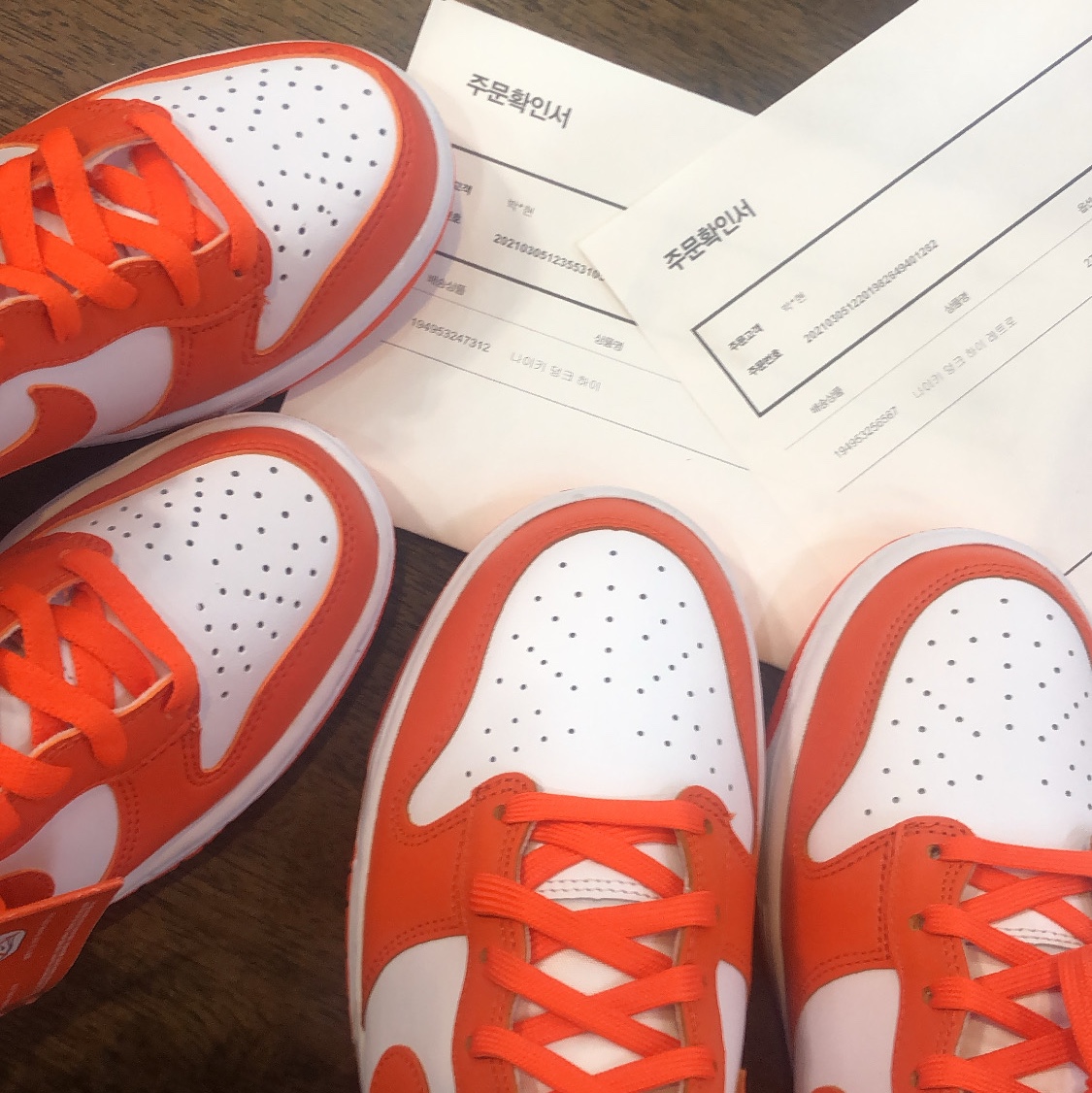 Nike Dunk High Retro Orange Blaze, (GS) Nike Dunk High Orange Blaze 착용 스타일