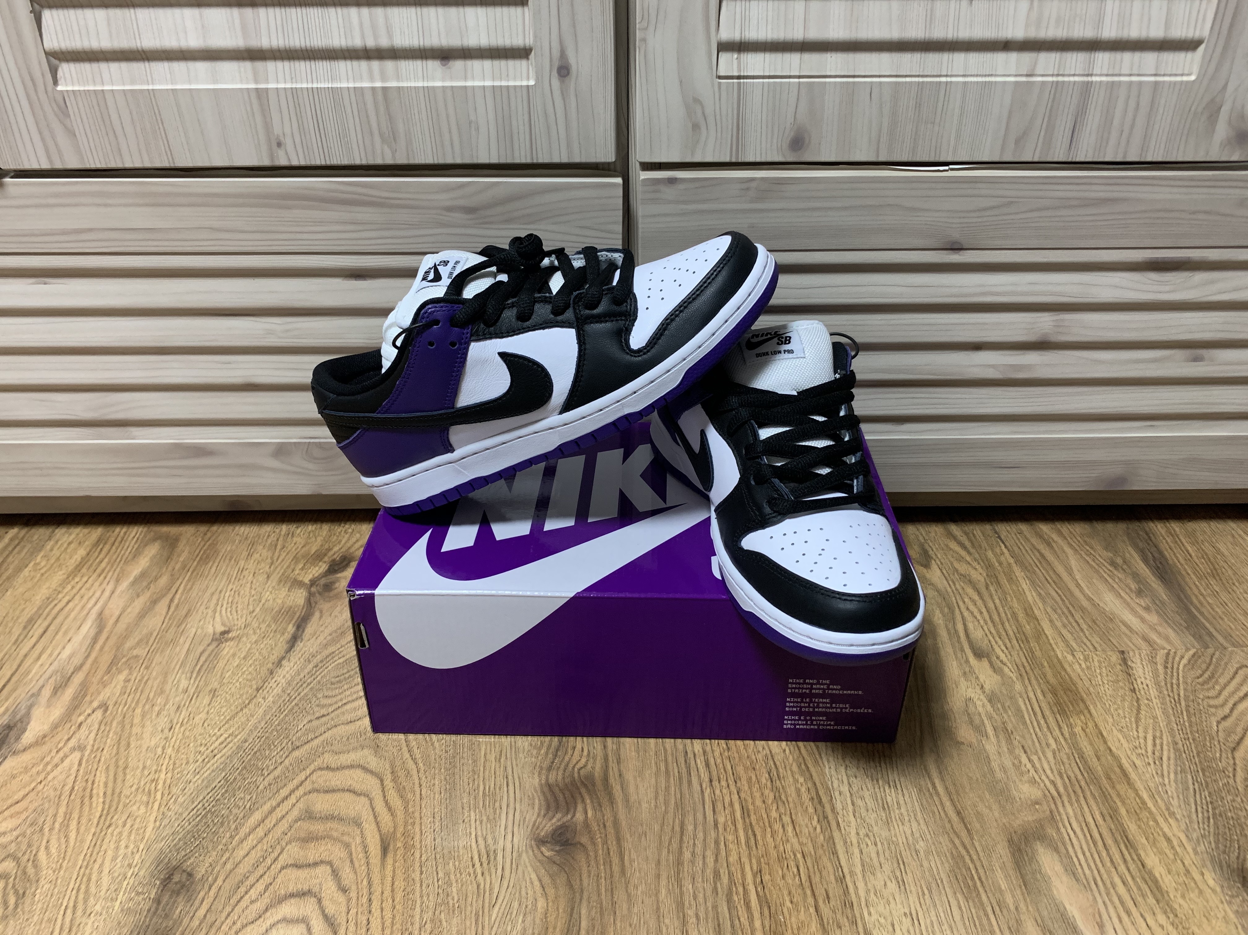 Nike SB Dunk Low Pro Court Purple 착용 스타일