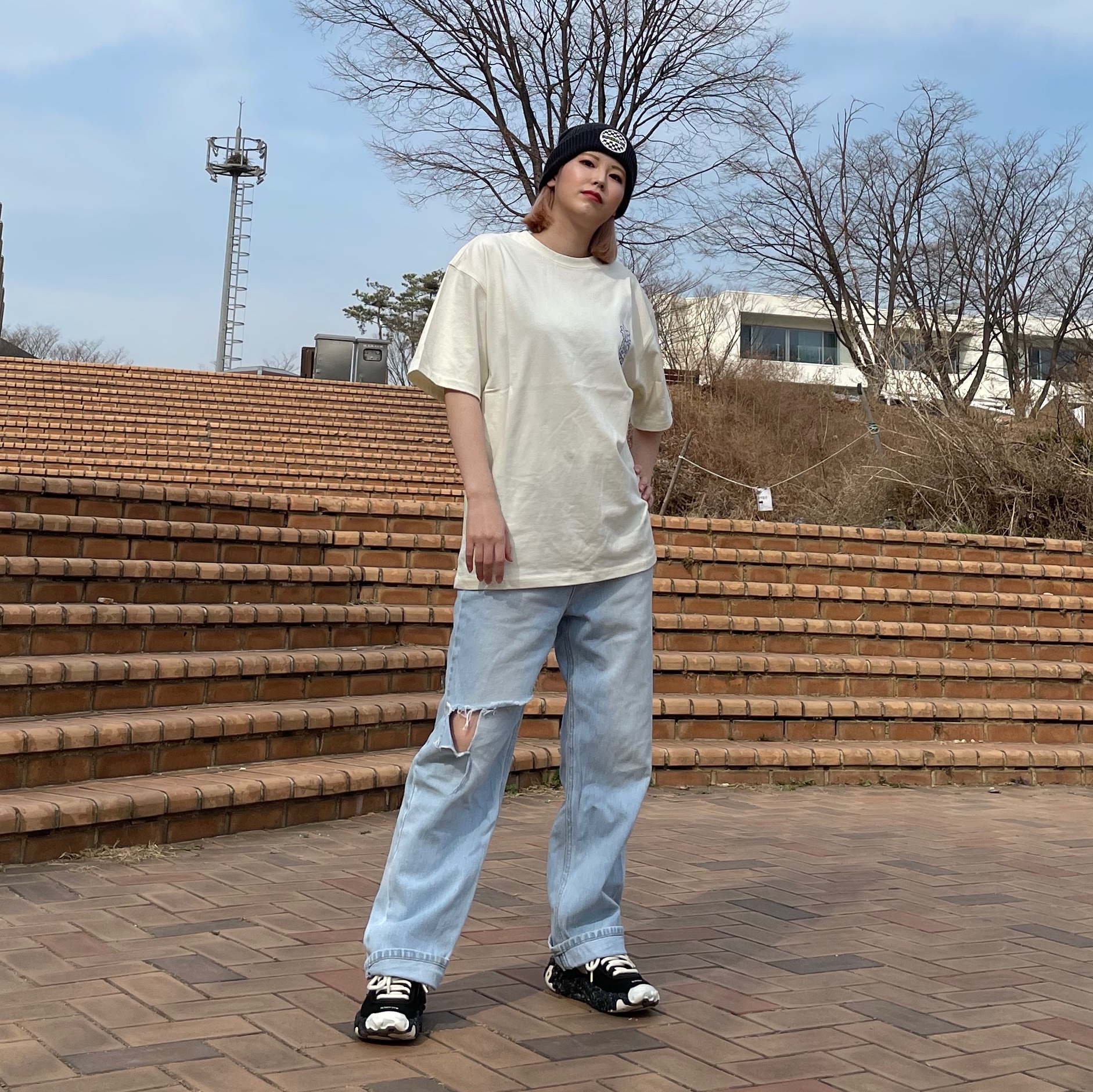 Nike x Undercover Overbreak SP Black 착용 스타일 - 3