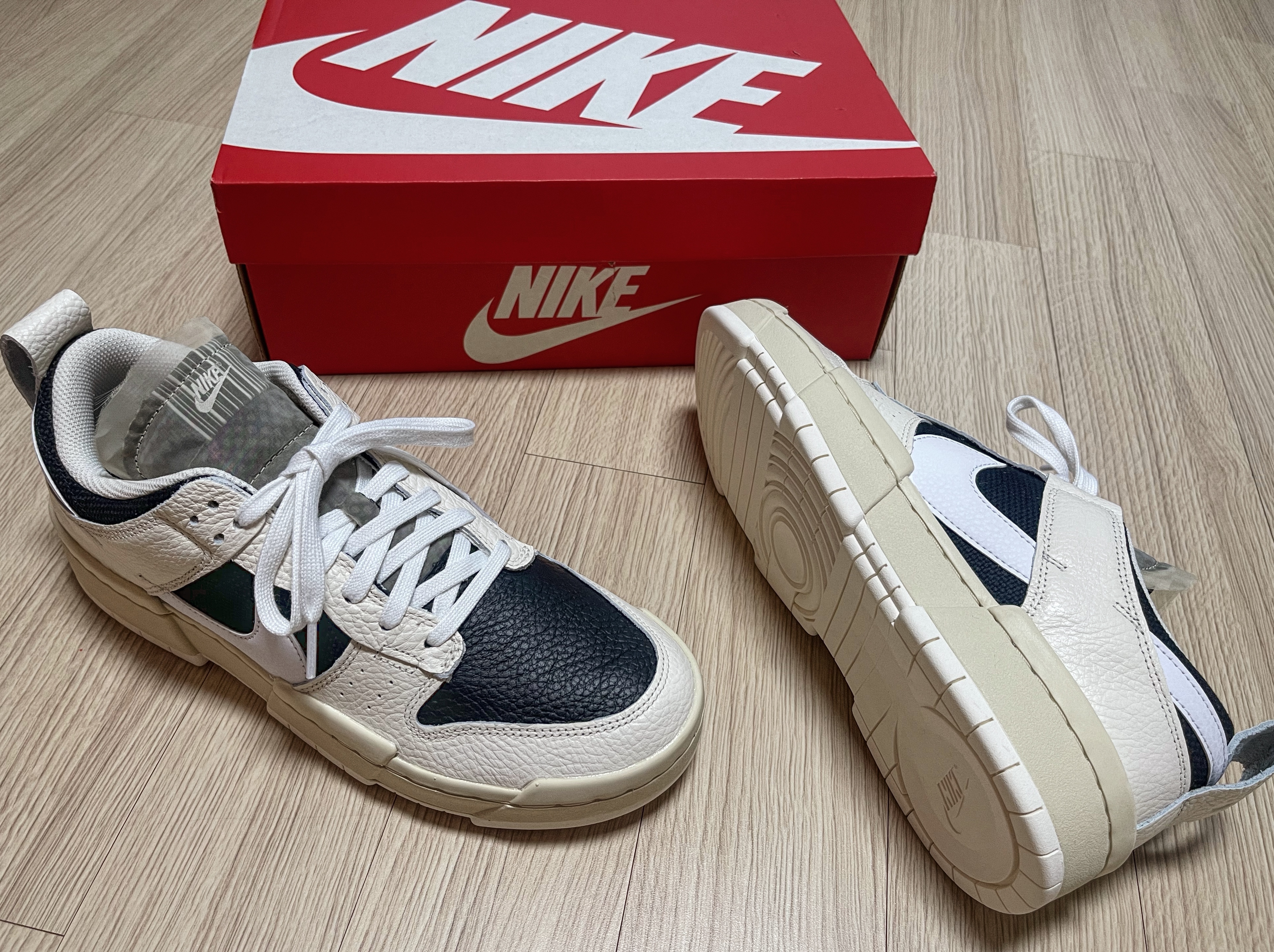 (W) Nike Dunk Low Disrupt Pale Ivory 착용 스타일 - 2