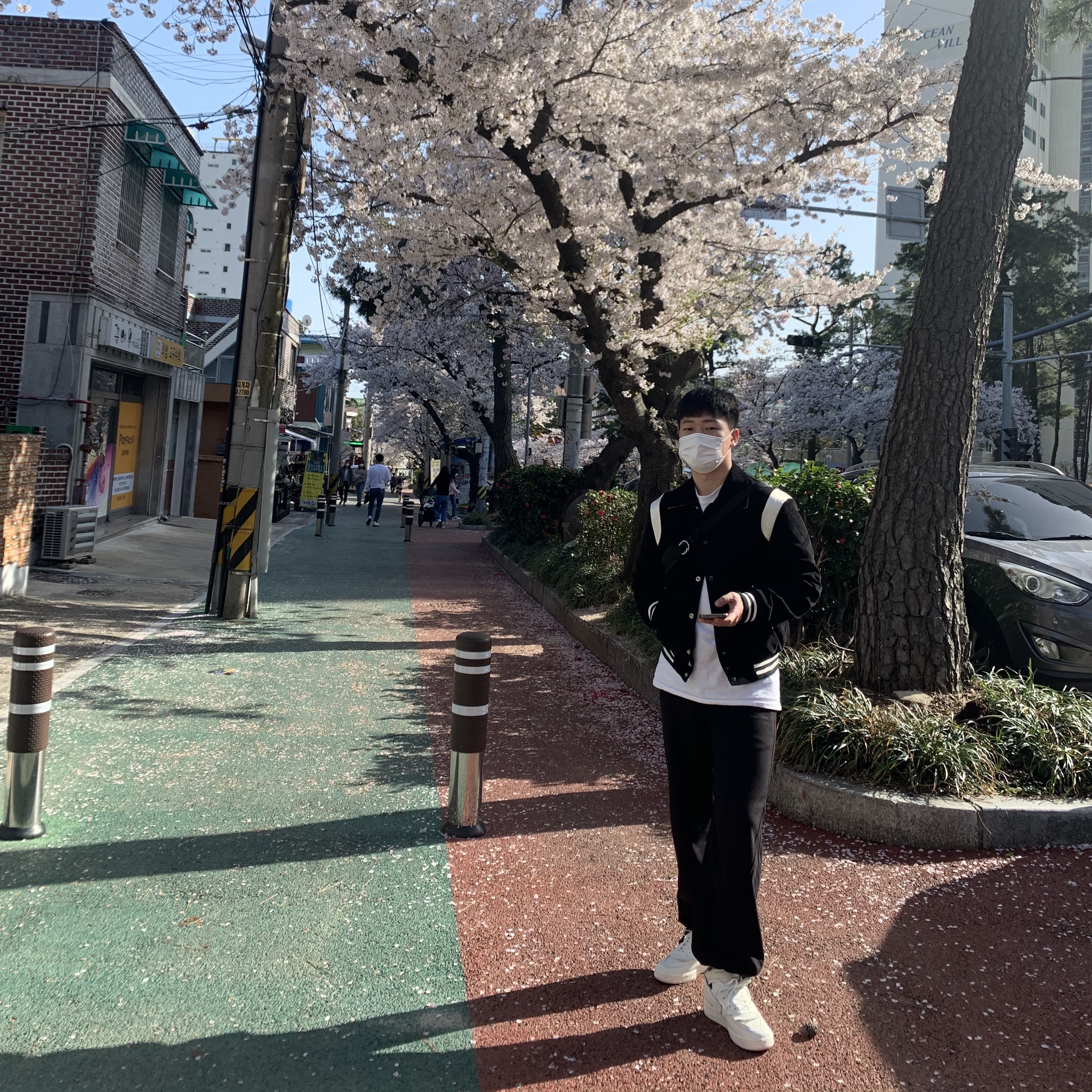Nike x Comme des Garcons Homme Plus Air Force Mid White 착용 스타일