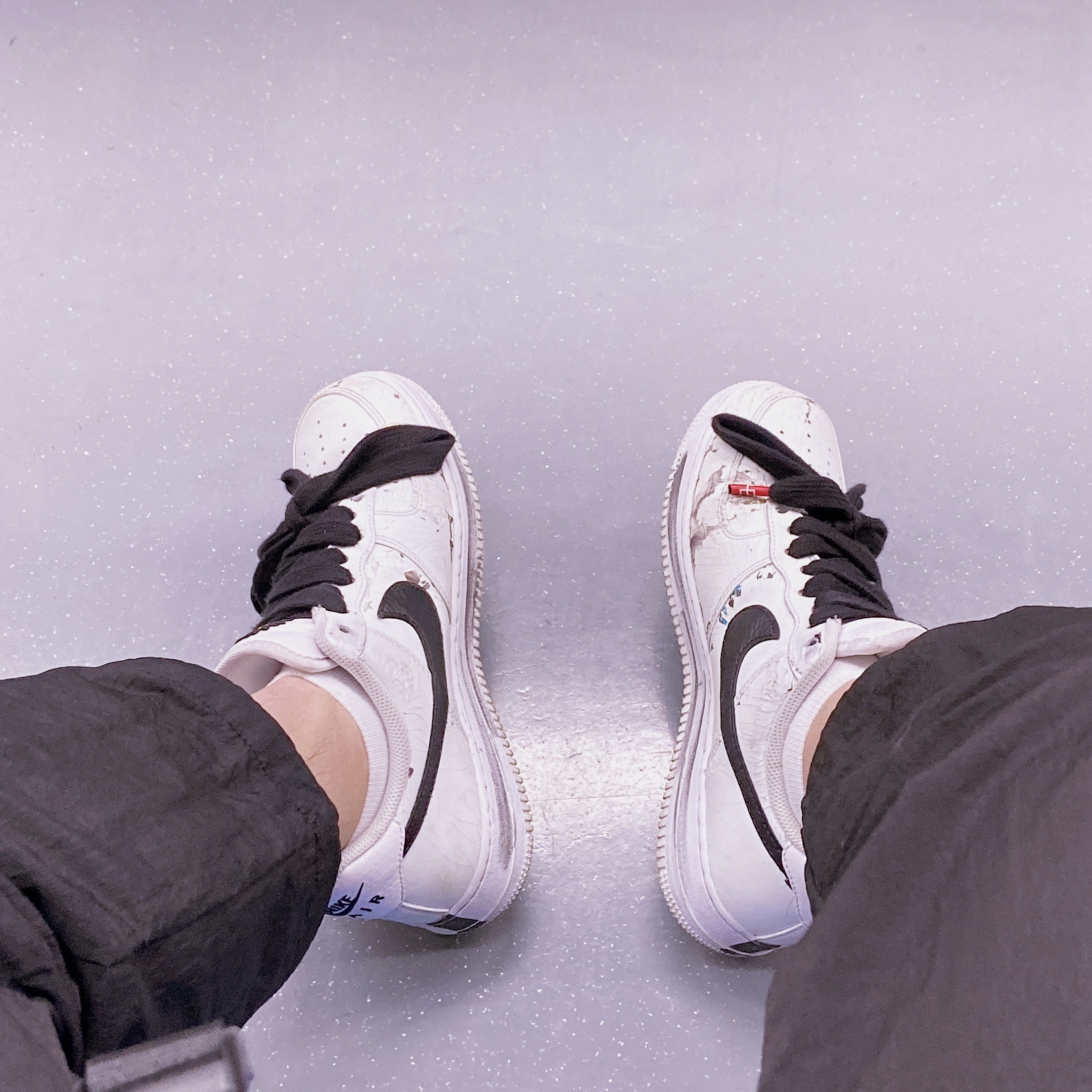 Nike x Peaceminusone Air Force 1 Low Para-Noise 2.0 착용 스타일