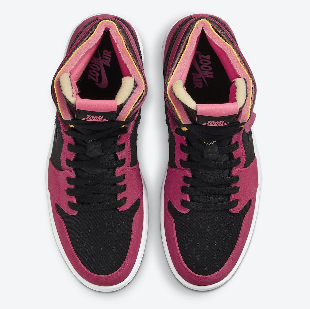 Jordan 1 Zoom Air CMFT Tropical Twist, (W) Jordan 1 Zoom Air CMFT Rust 착용 스타일 - 5