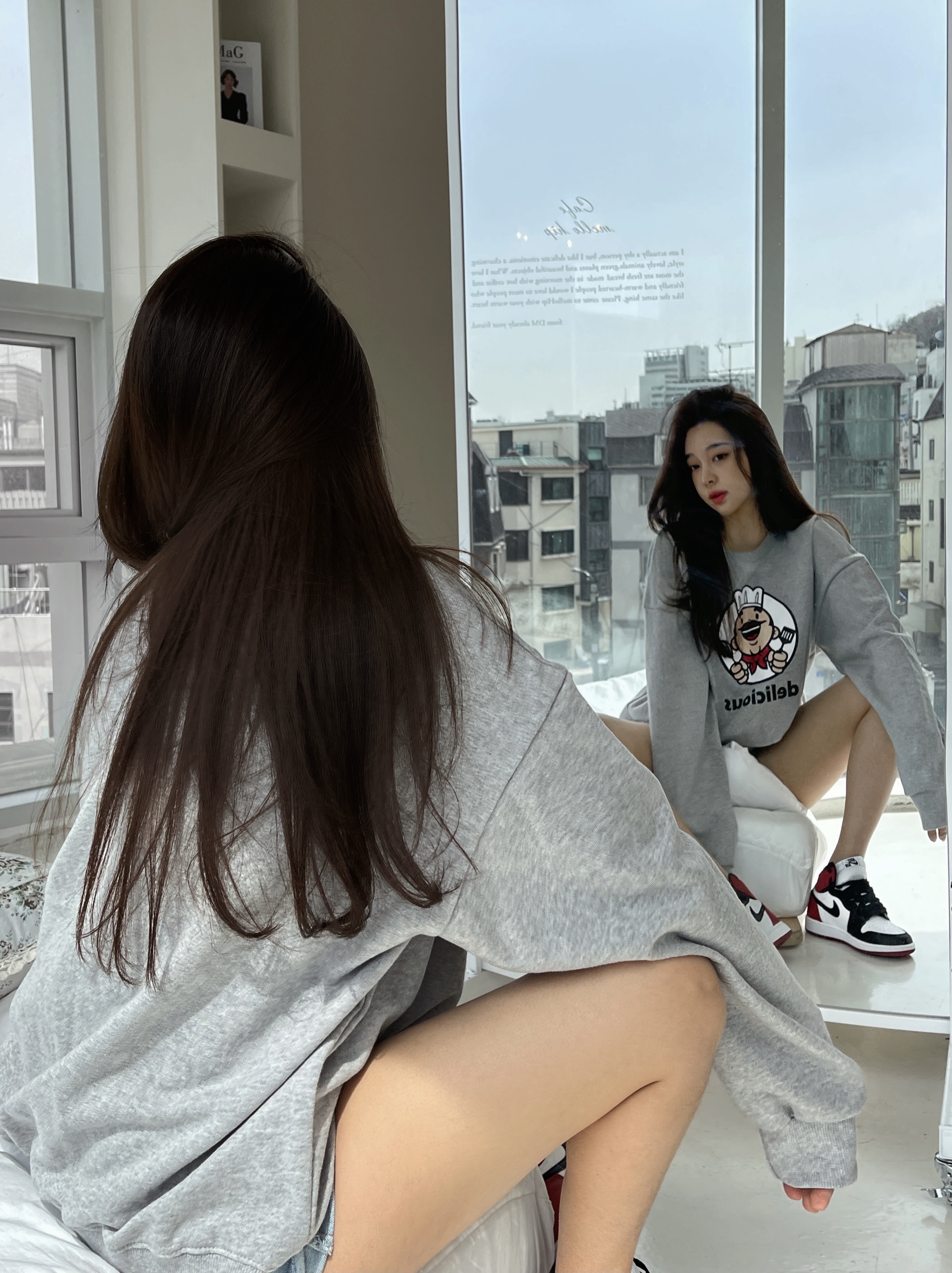 (GS) Jordan 1 Retro High OG Black Toe 2016 착용 스타일