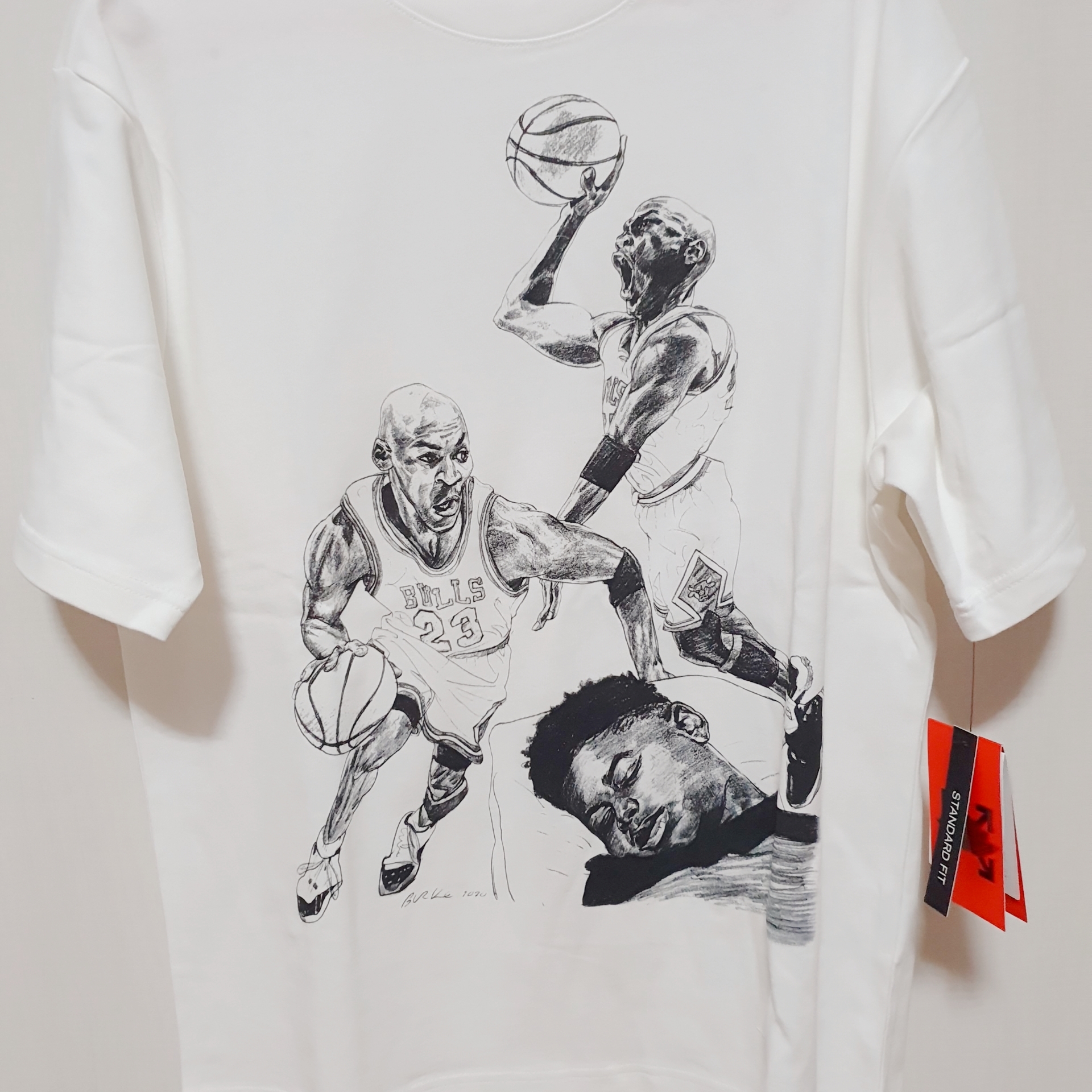 Jordan x Off-White S/S T-Shirt White - Asia 착용 스타일 - 1