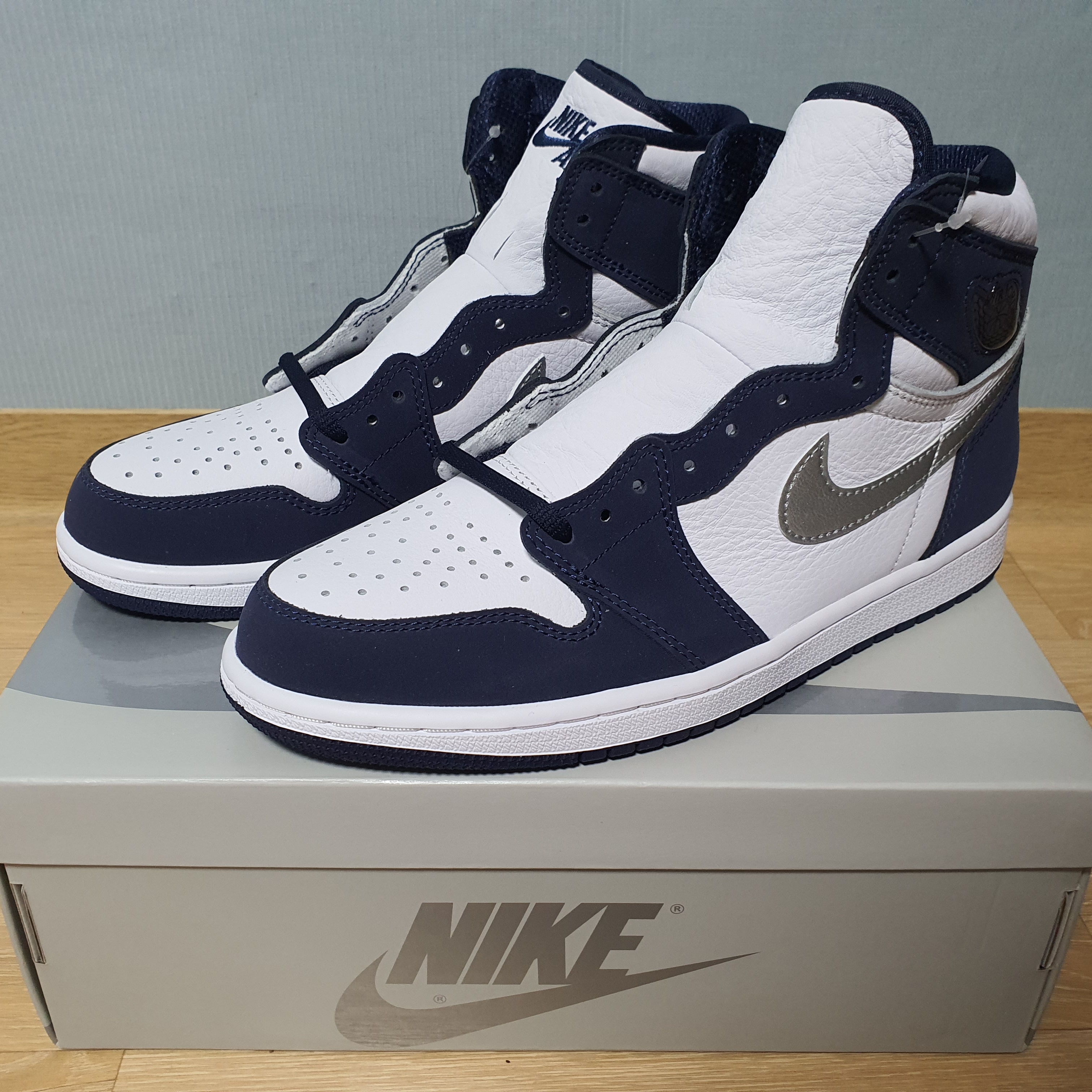 Jordan 1 Retro High OG CO.JP Midnight Navy 착용 스타일