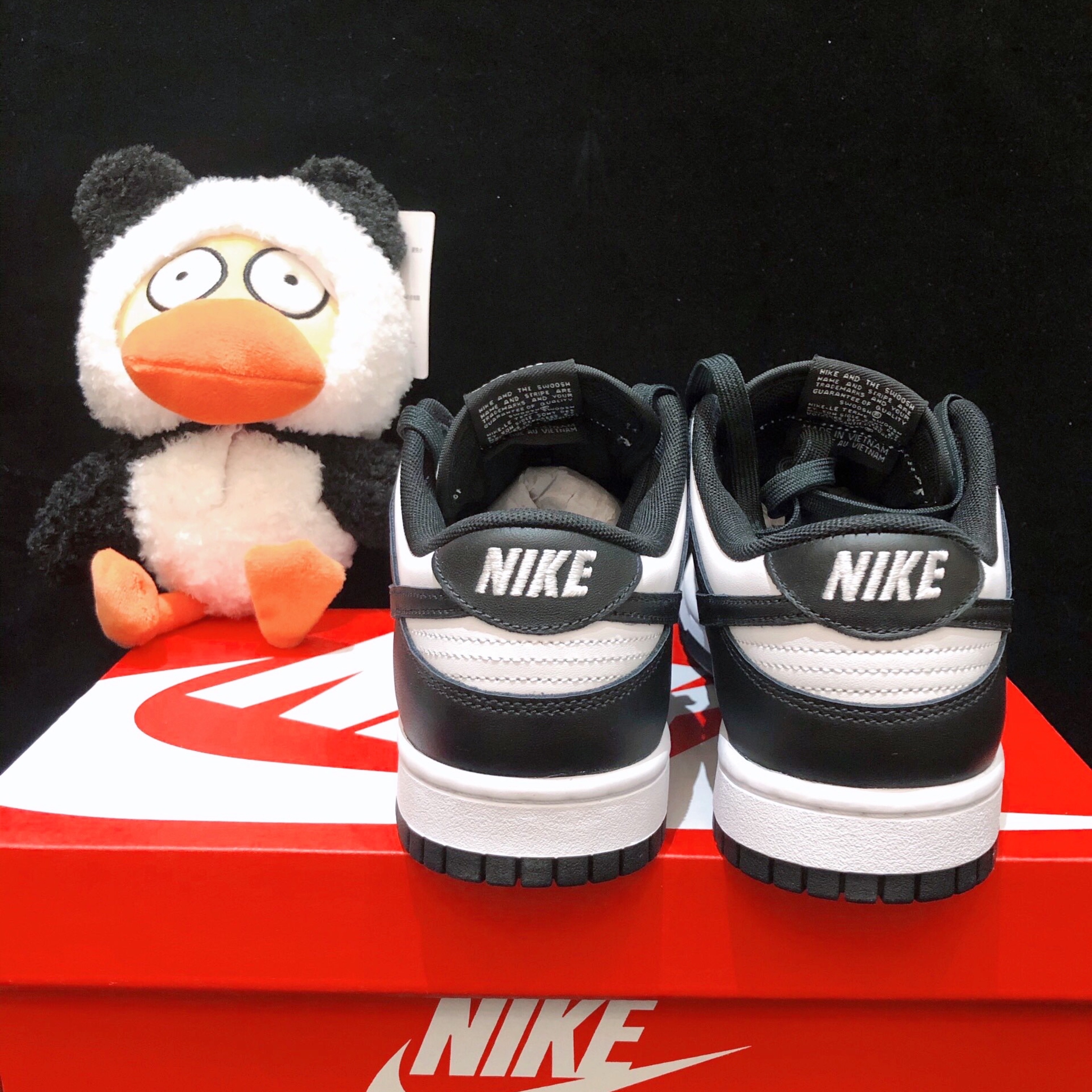 (W) Nike Dunk Low Black 착용 스타일 - 3