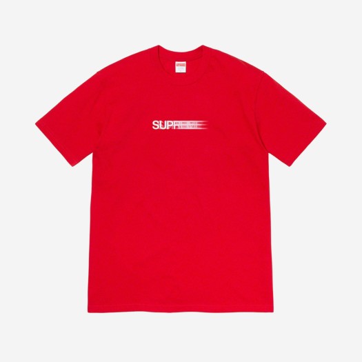 슈프림 모션 로고 티셔츠 레드 - 20SS