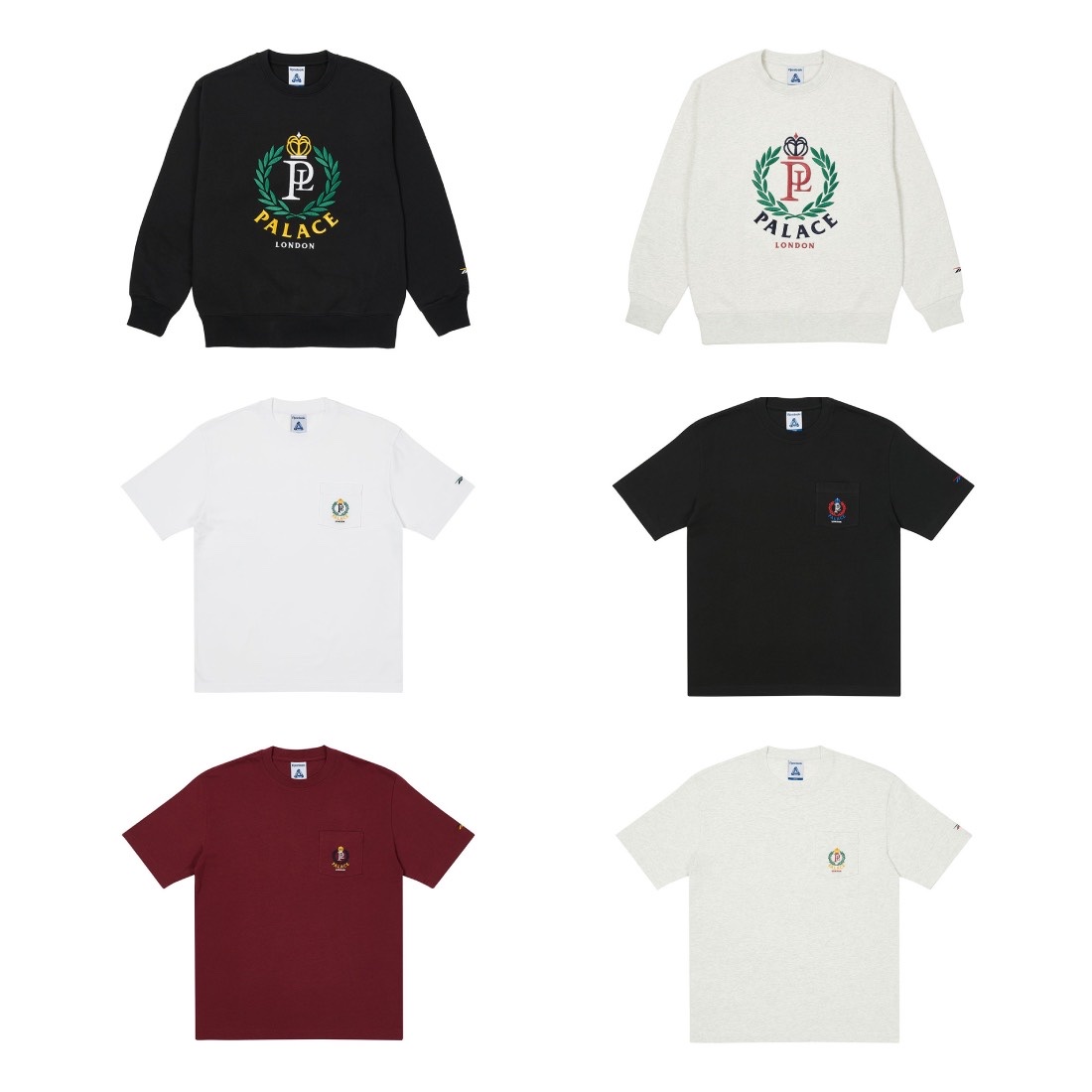 Reebok x Palace NPC II White, Palace x Reebok NPC Crew Sweatshirt Black - 21SS ์ฐฉ์ฉ ์คํ์ผ - 3