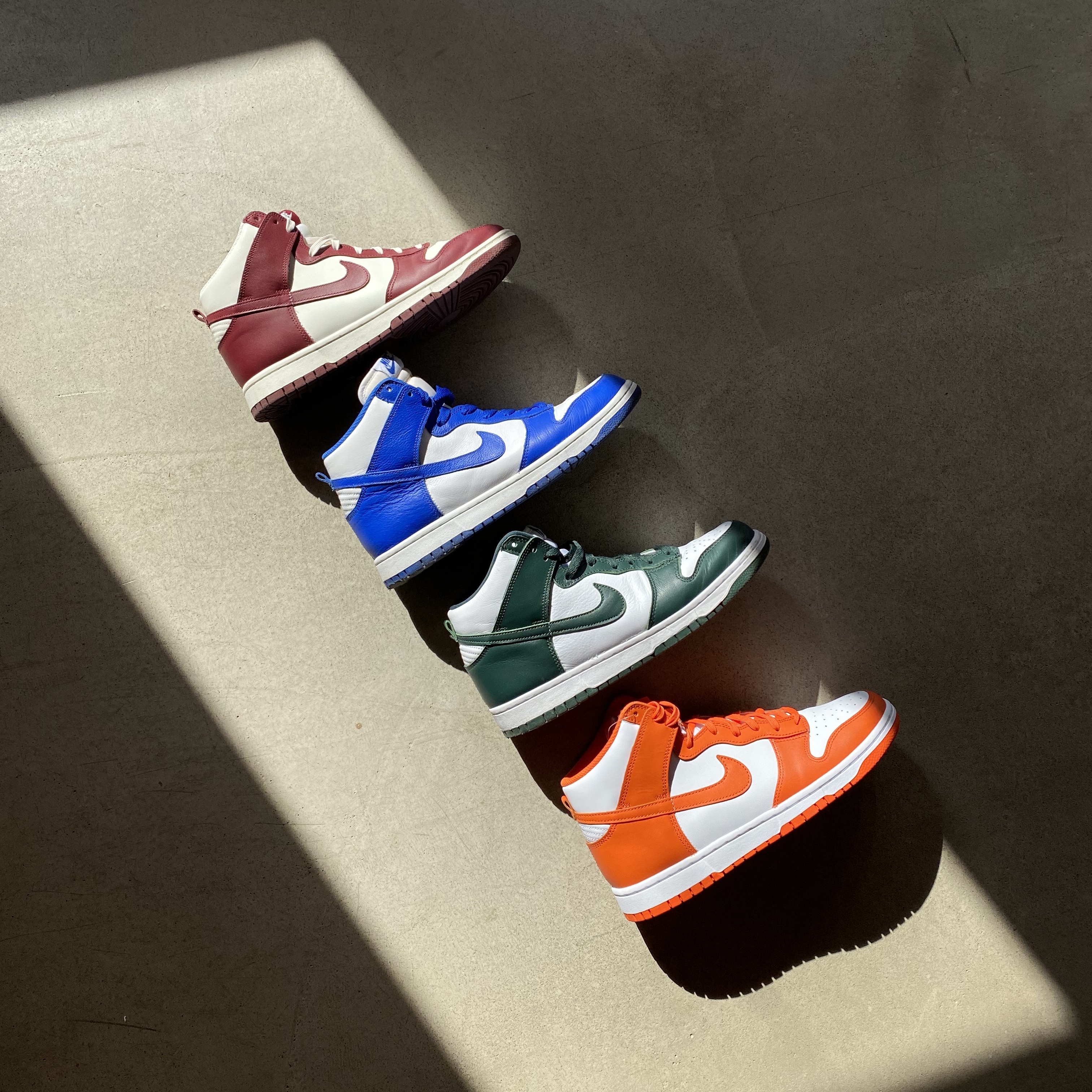(W) Nike Dunk High Team Red, Nike Dunk High Kentucky 착용 스타일