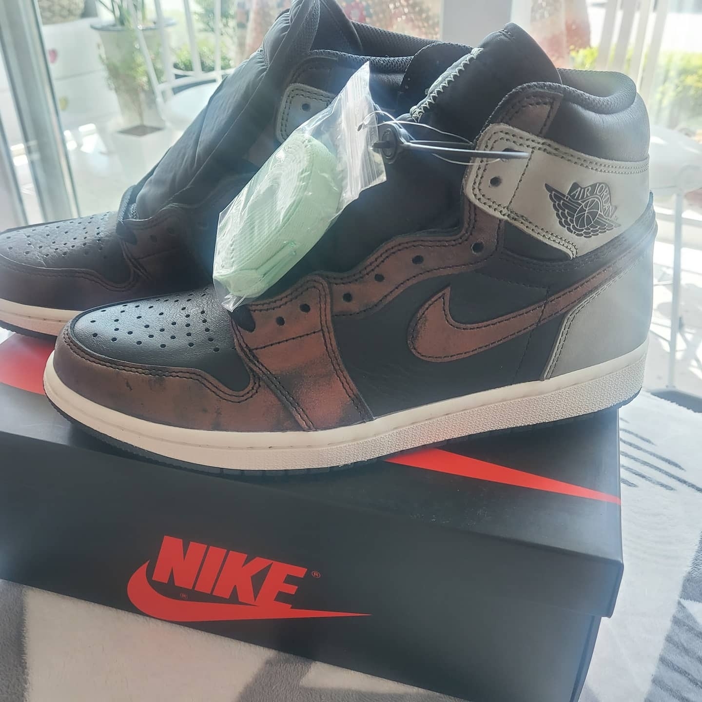 Jordan 1 Retro High OG Rust Shadow 착용 스타일 - 3