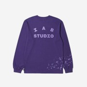 IAB Studio Long Sleeve T-Shirt Purple Splashed