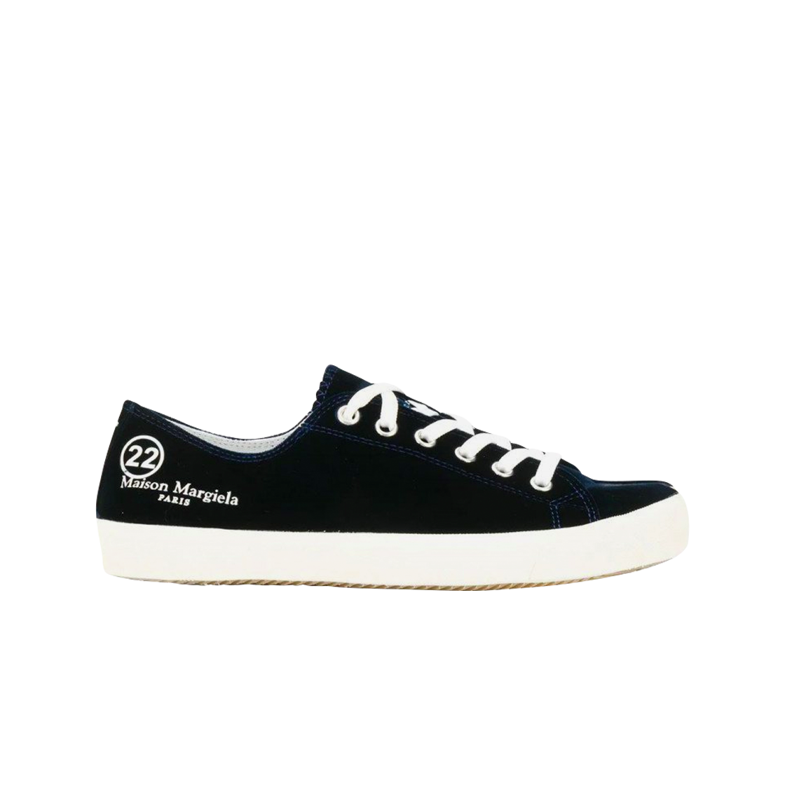 메종 마르지엘라 벨벳 타비 로우 네이비(Maison Margiela Velvet Tabi Low Navy) - 1