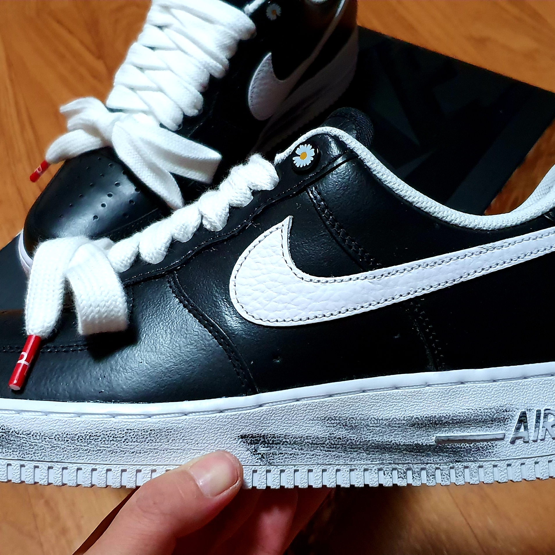 Nike x Peaceminusone Air Force 1 Low Para-Noise 착용 스타일 - 3