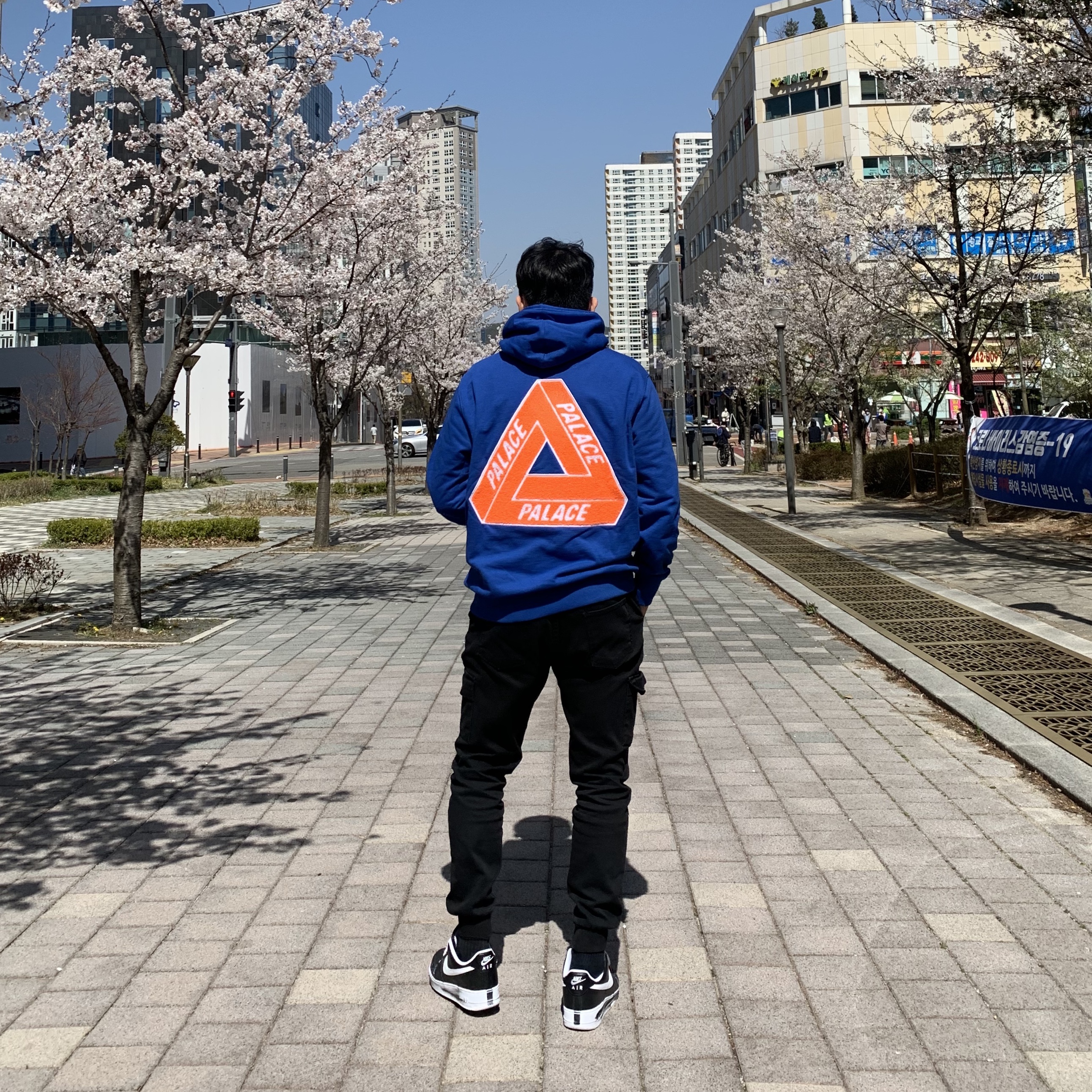 Palace Tri-Chenille Hood Blue - 20SS, Nike x Peaceminusone Air Force 1 Low Para-Noise 착용 스타일