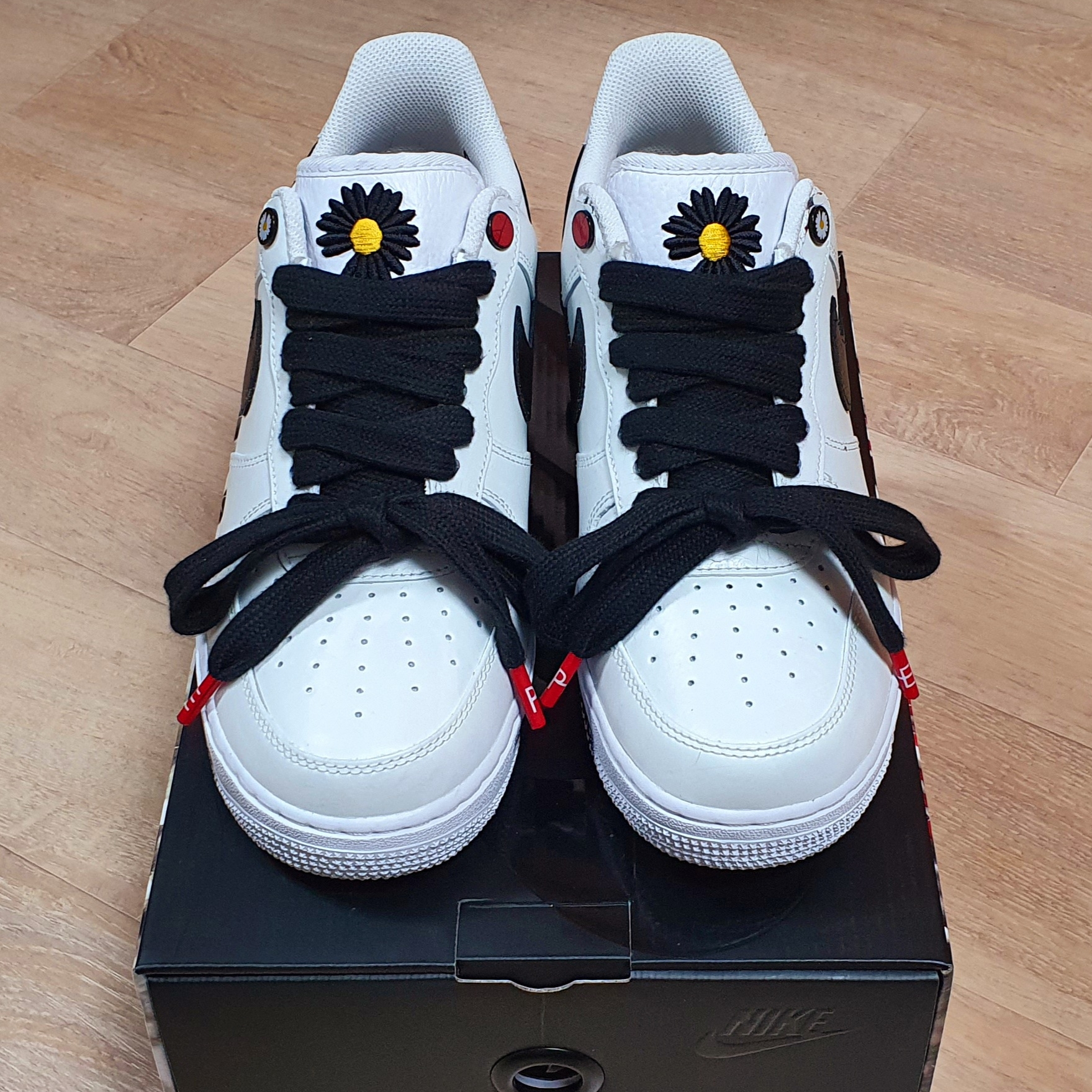 Nike x Peaceminusone Air Force 1 Low Para-Noise 2.0 착용 스타일 - 4