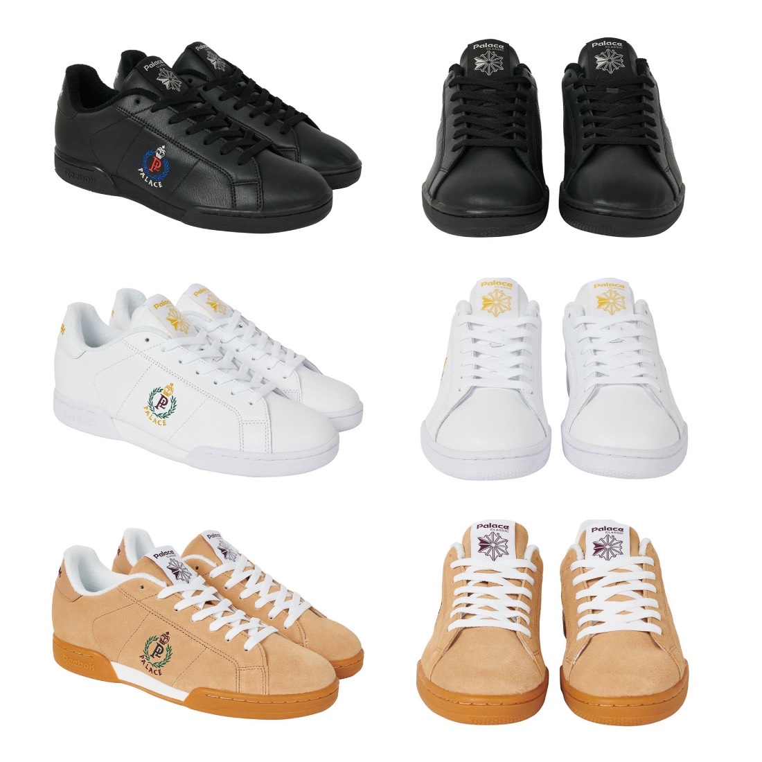 Reebok x Palace NPC II White, Palace x Reebok NPC Crew Sweatshirt Black - 21SS ์ฐฉ์ฉ ์คํ์ผ - 2