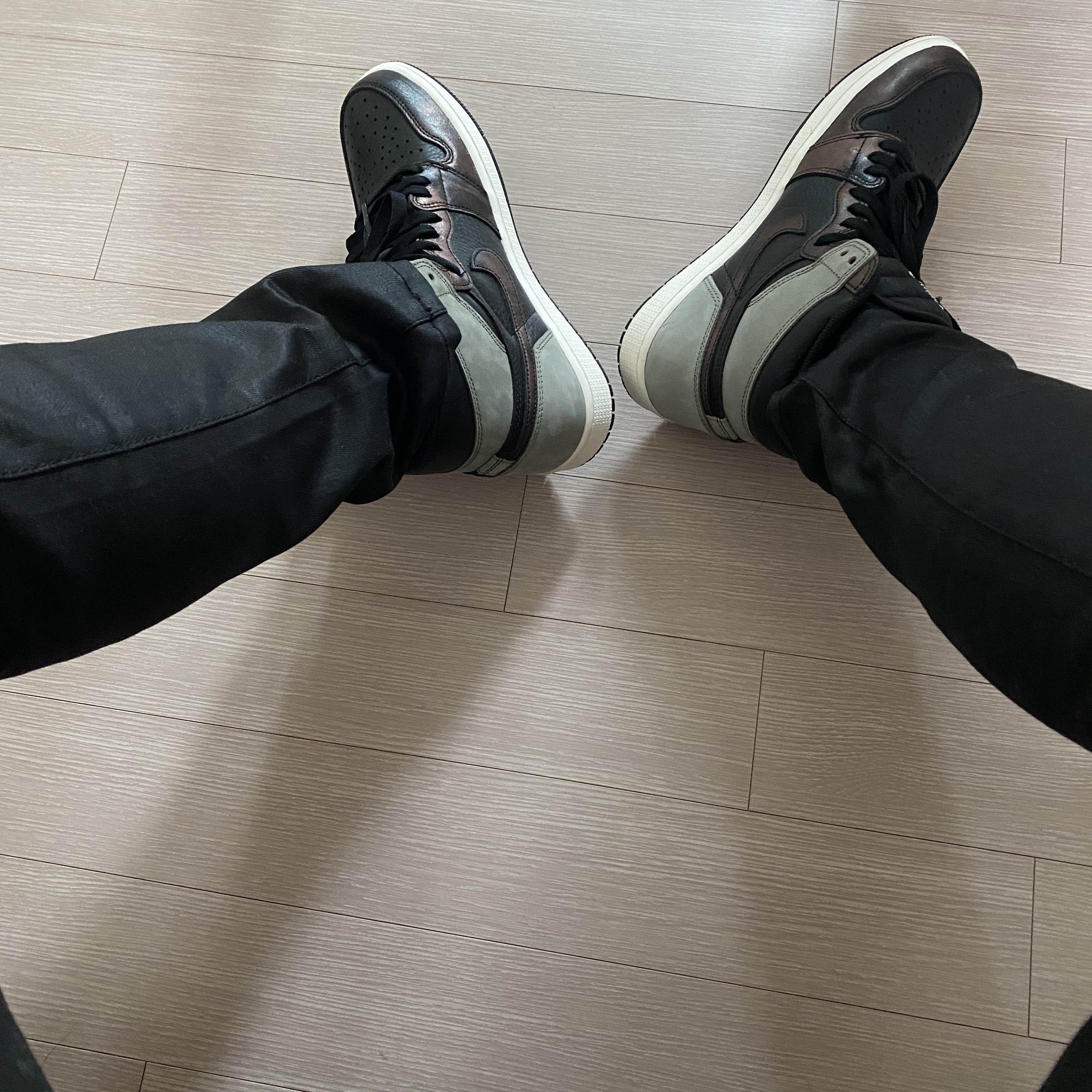 Jordan 1 Retro High OG Rust Shadow 착용 스타일 - 1