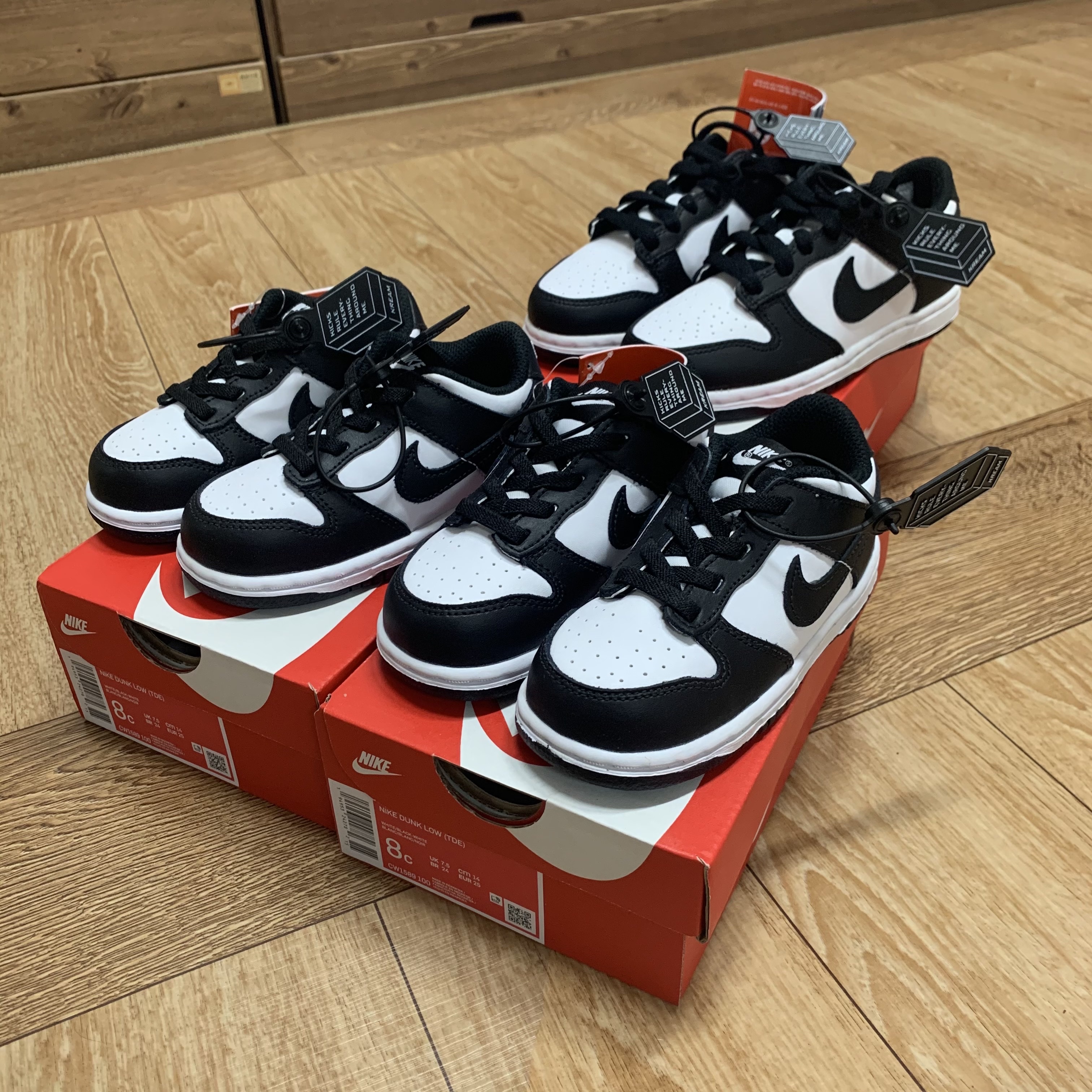 (TD) Nike Dunk Low Black, (PS) Nike Dunk Low Black 착용 스타일