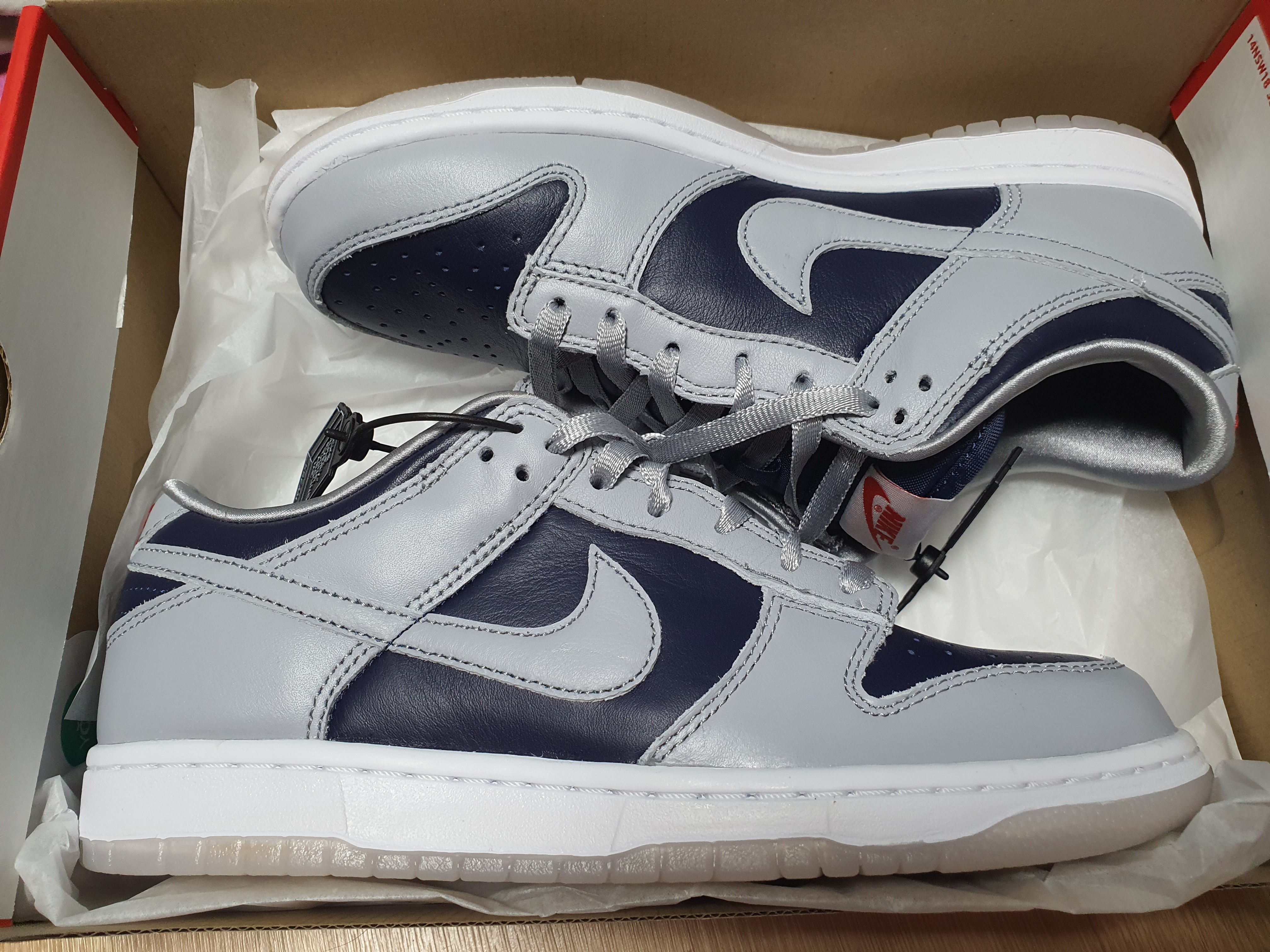 (W) Nike Dunk Low SP College Navy 착용 스타일
