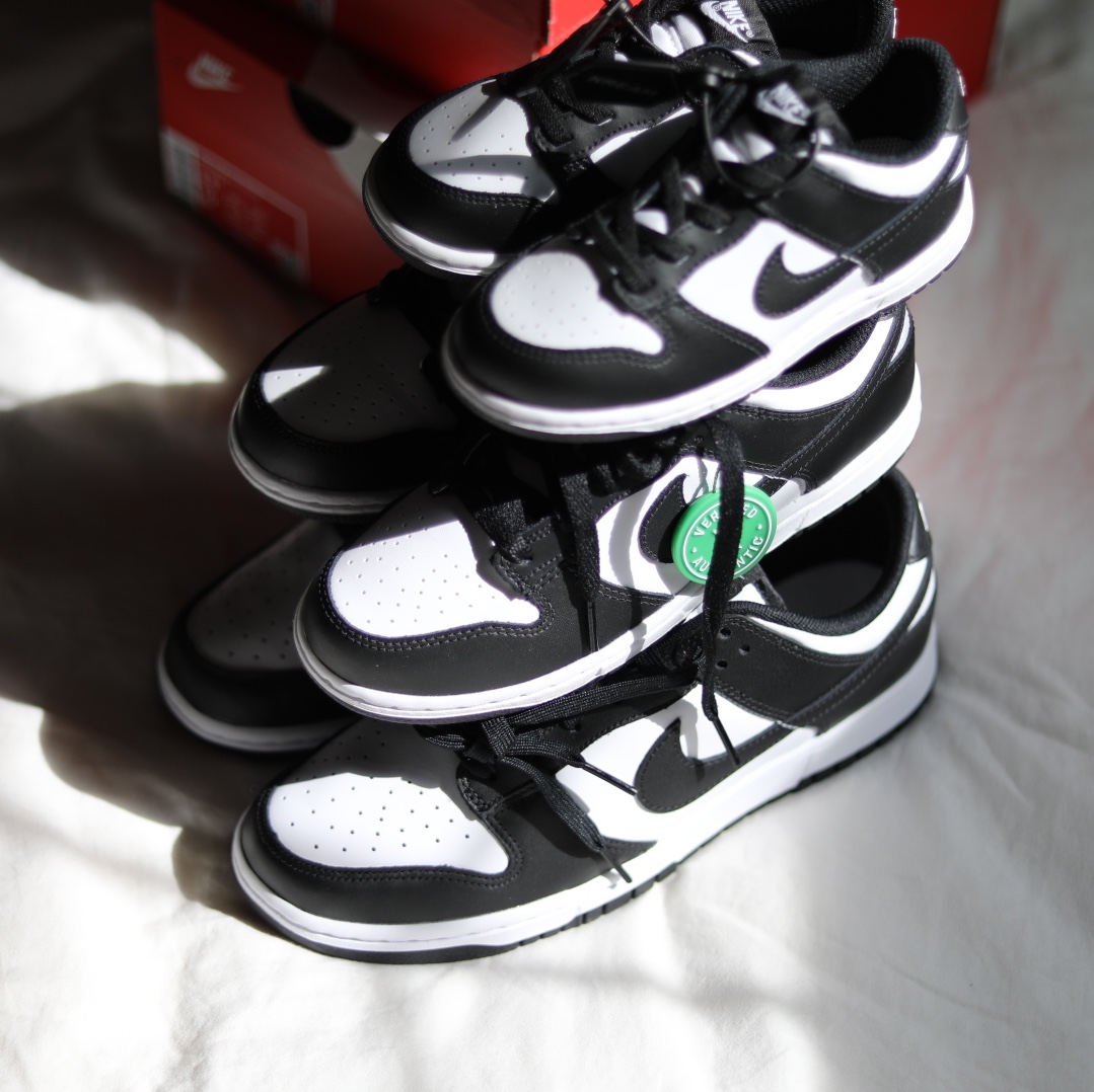 Nike Dunk Low Retro Black, (TD) Nike Dunk Low Black 착용 스타일 - 1
