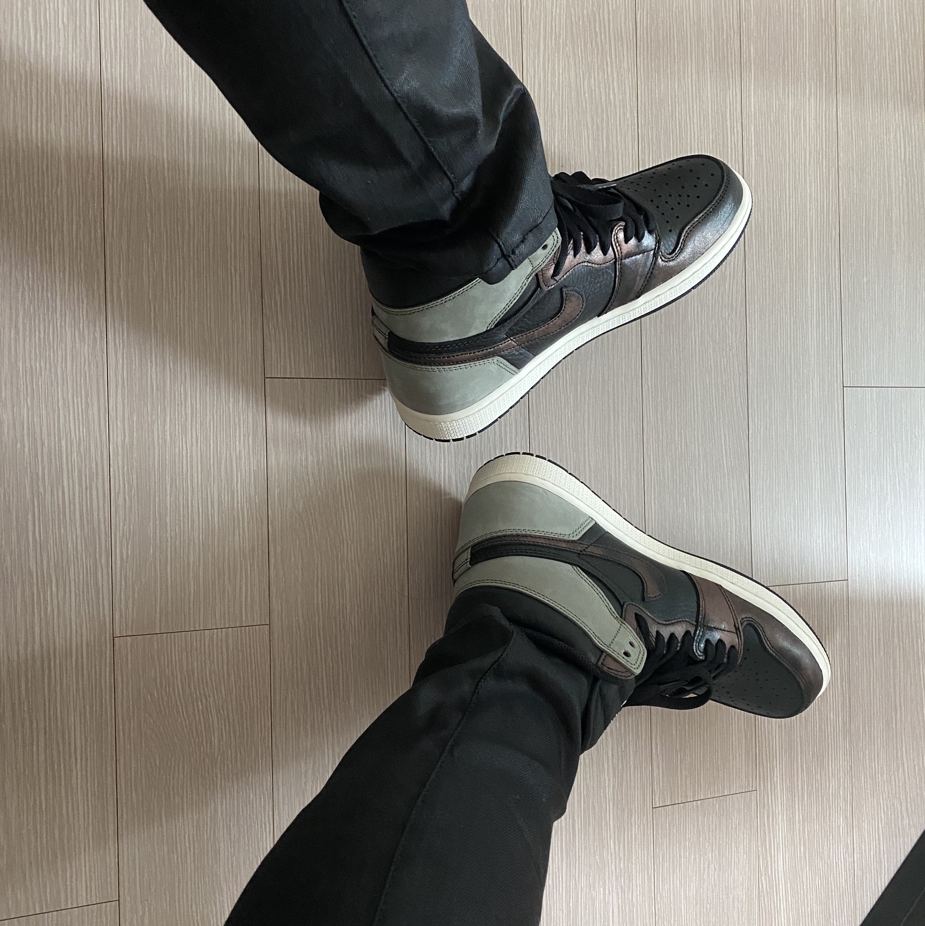 Jordan 1 Retro High OG Rust Shadow 착용 스타일 - 2