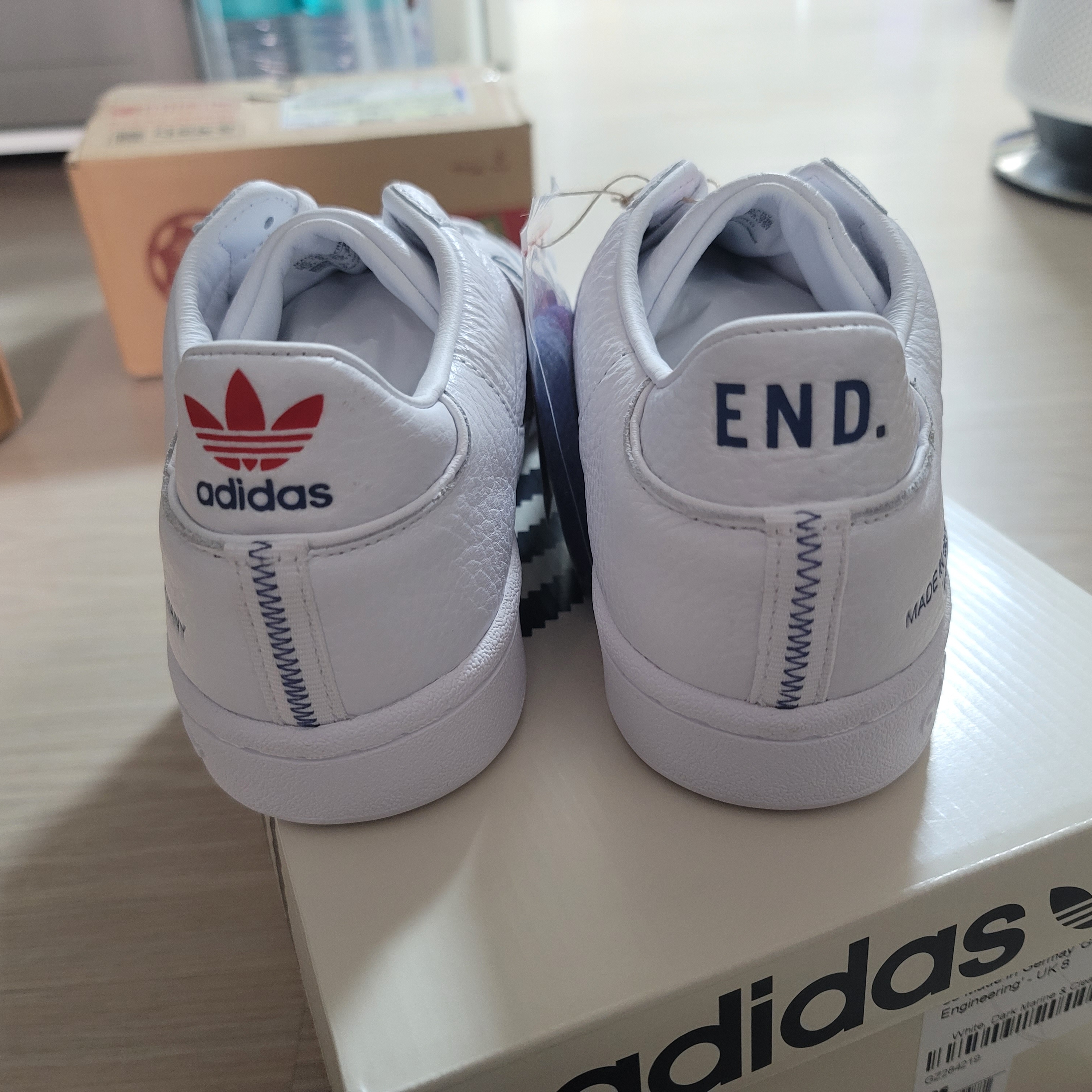 Adidas x END. Continental 80 MIG German Engineering White 착용 스타일 - 2