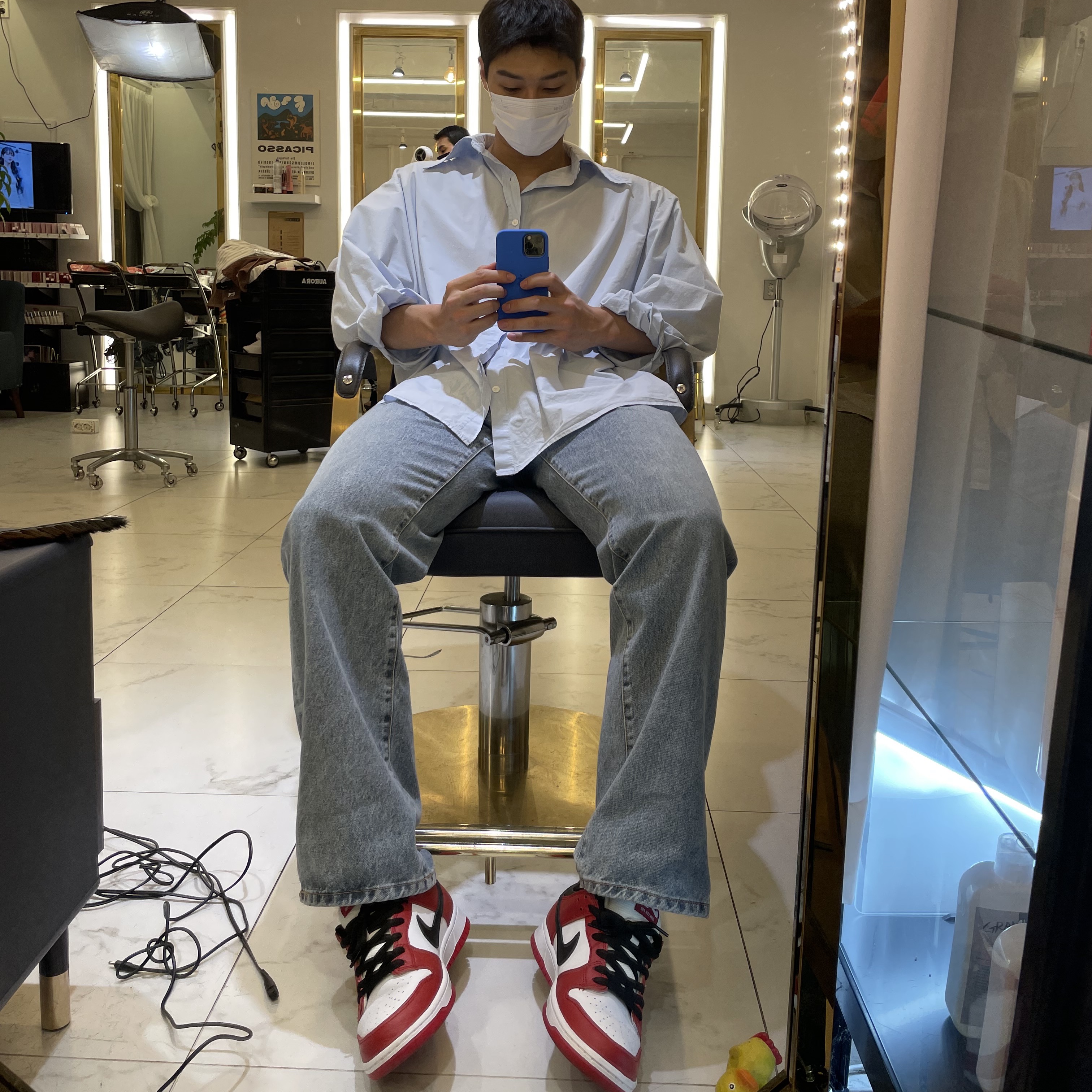 Nike SB Dunk Low Pro Chicago 착용 스타일