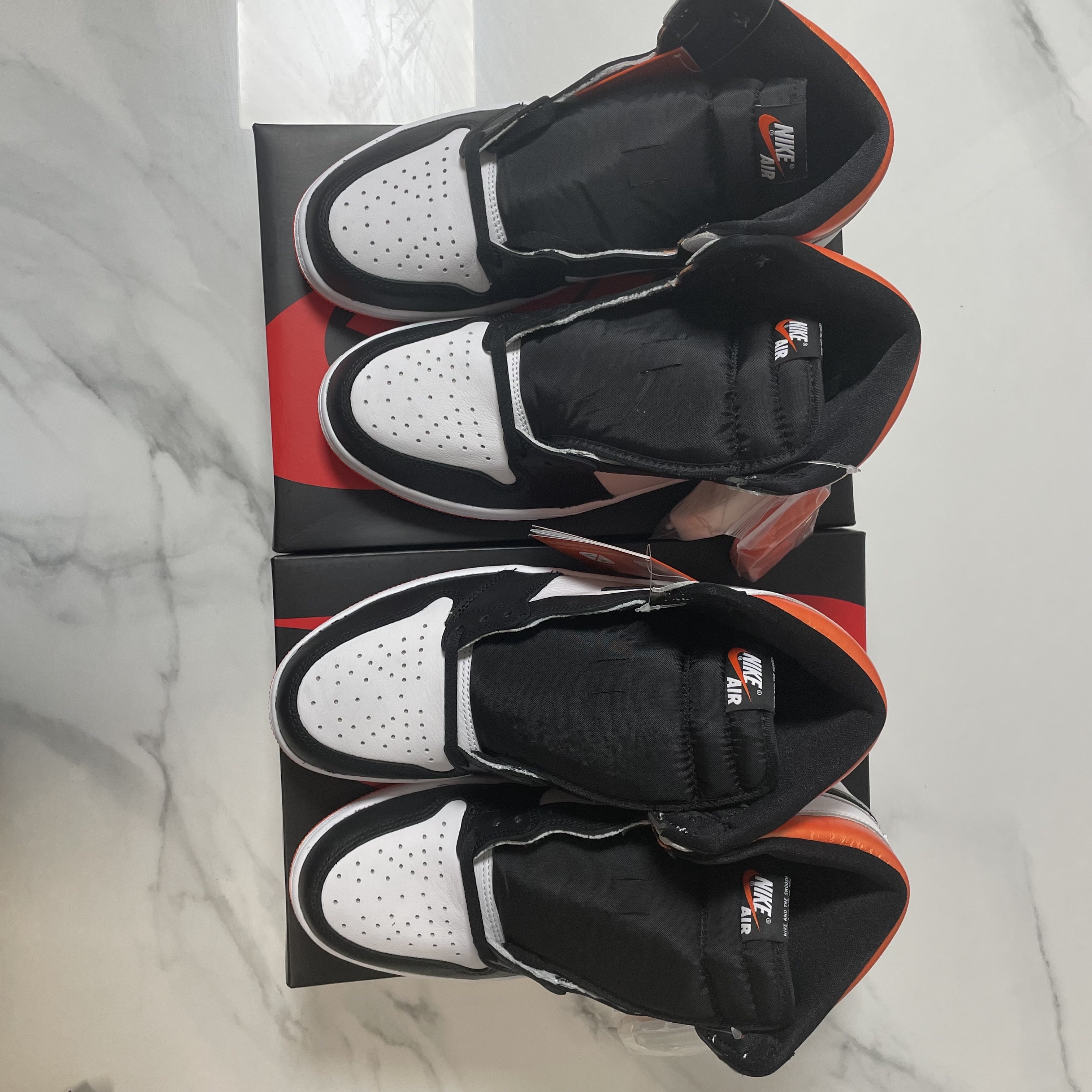 Jordan 1 Retro High OG Electro Orange 착용 스타일 - 2