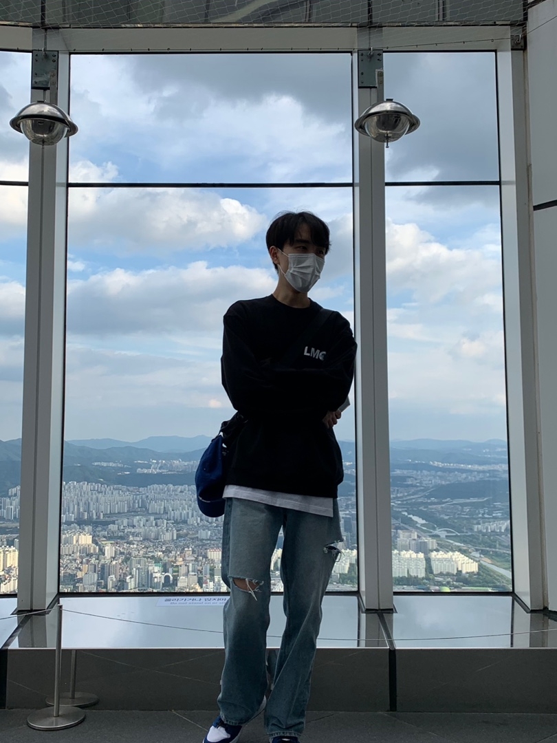 Jordan 1 KO Storm Blue 착용 스타일 - 1