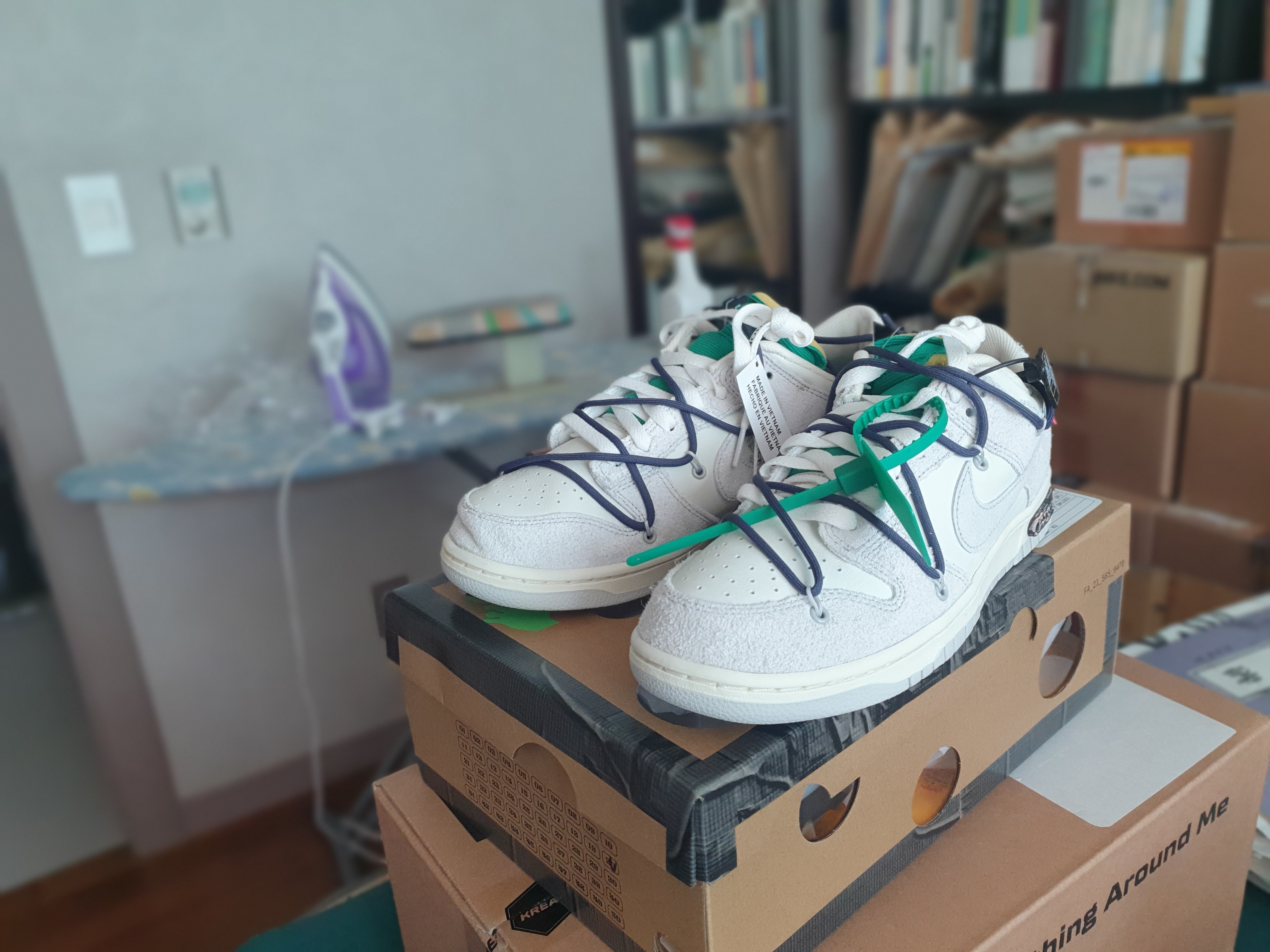 Nike x Off-White Dunk Low The 50 - Lot 20 착용 스타일 - 1