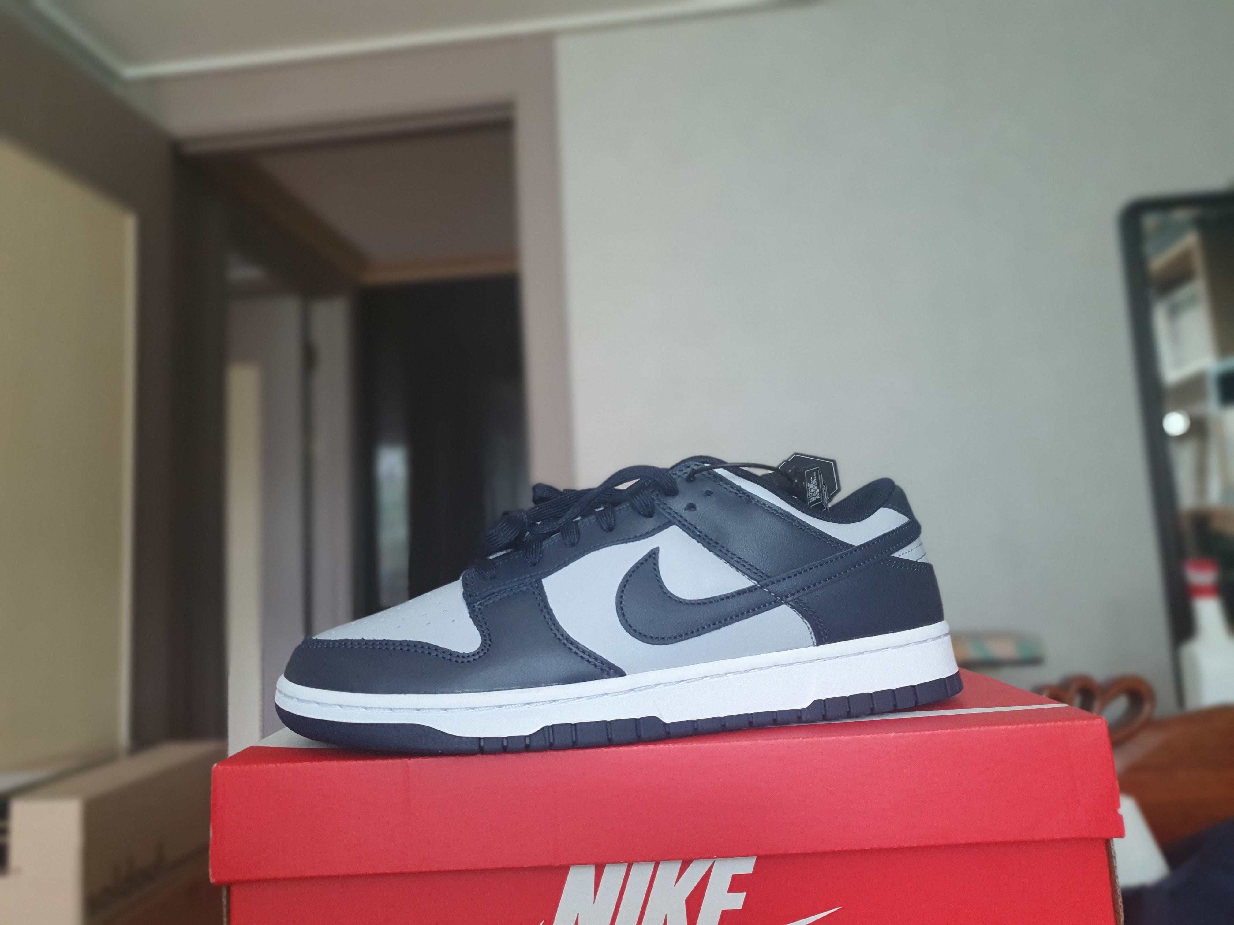 Nike Dunk Low Retro Championship Grey 착용 스타일 - 2