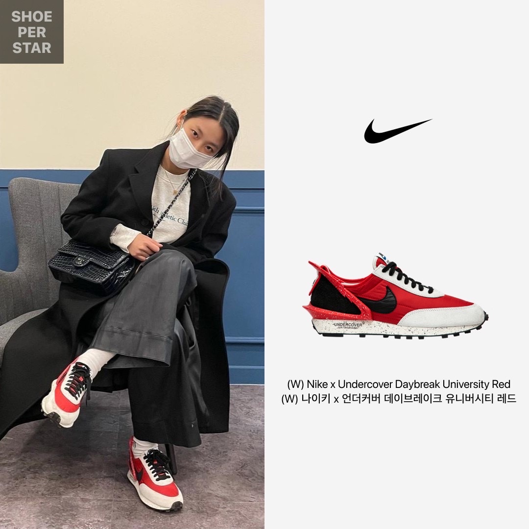 (W) Nike x Undercover Daybreak University Red, Nike x Travis Scott SB Dunk Low 착용 스타일 - 2