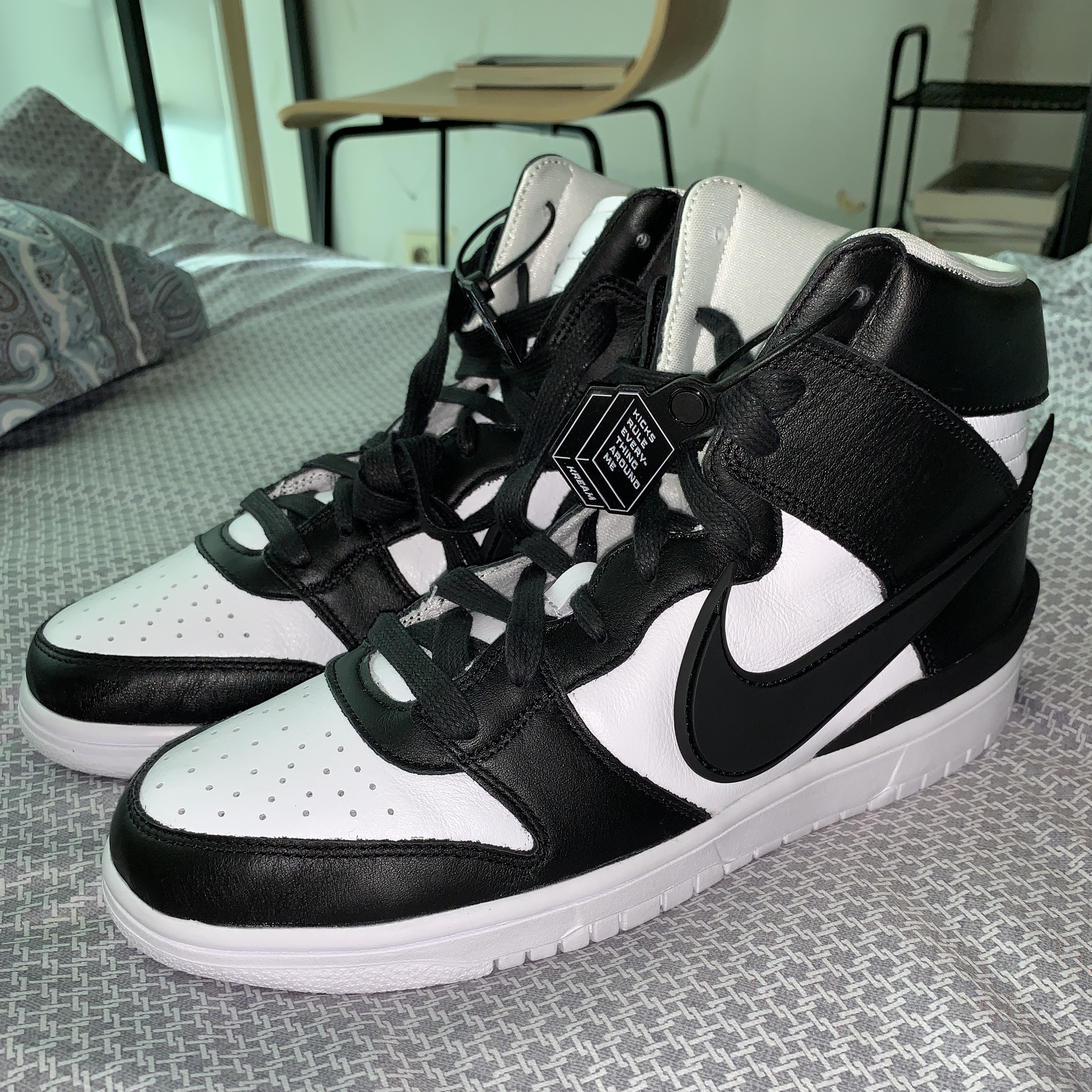 Nike x Ambush Dunk High Black 착용 스타일 - 4