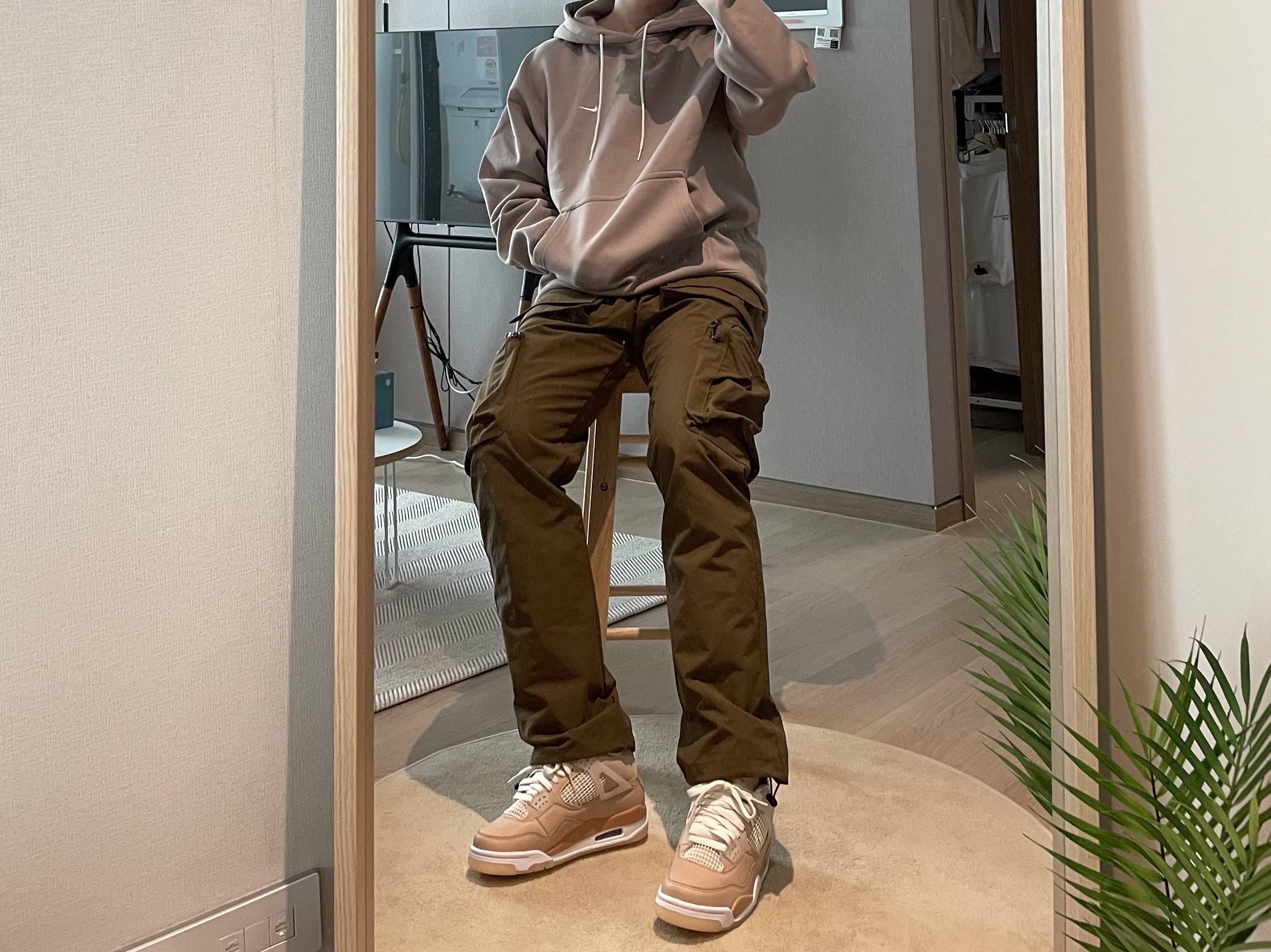 (W) Jordan 4 Retro Shimmer 착용 스타일