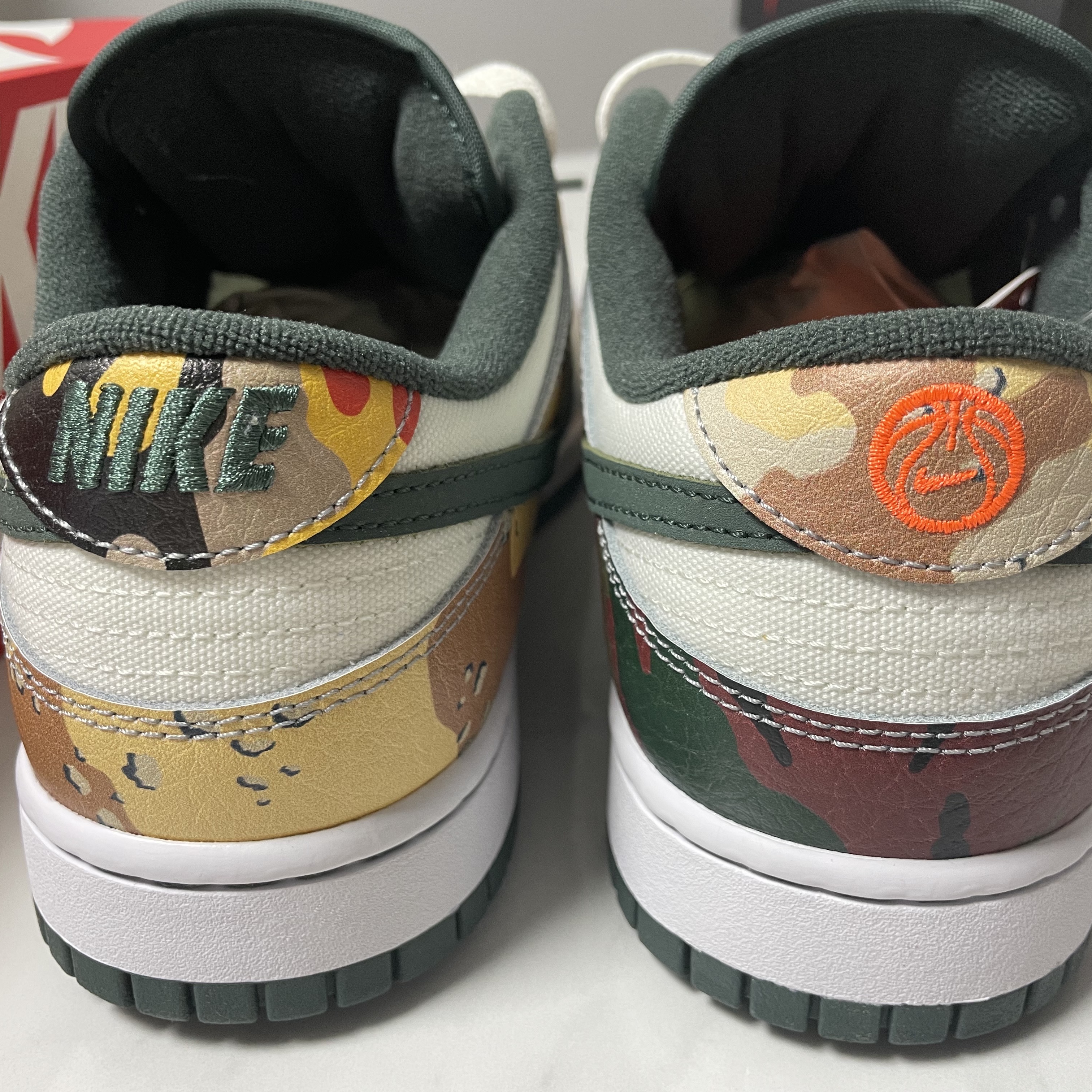 Nike Dunk Low SE Sail Multi Camo 착용 스타일 - 4